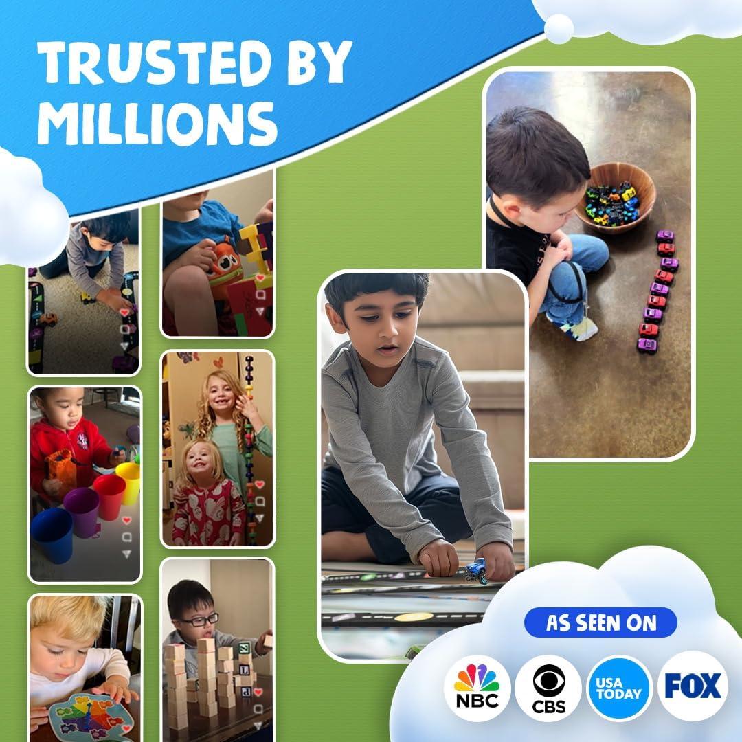 Juego de Coches del Alfabeto Skoolzy - 36 Piezas Educativas