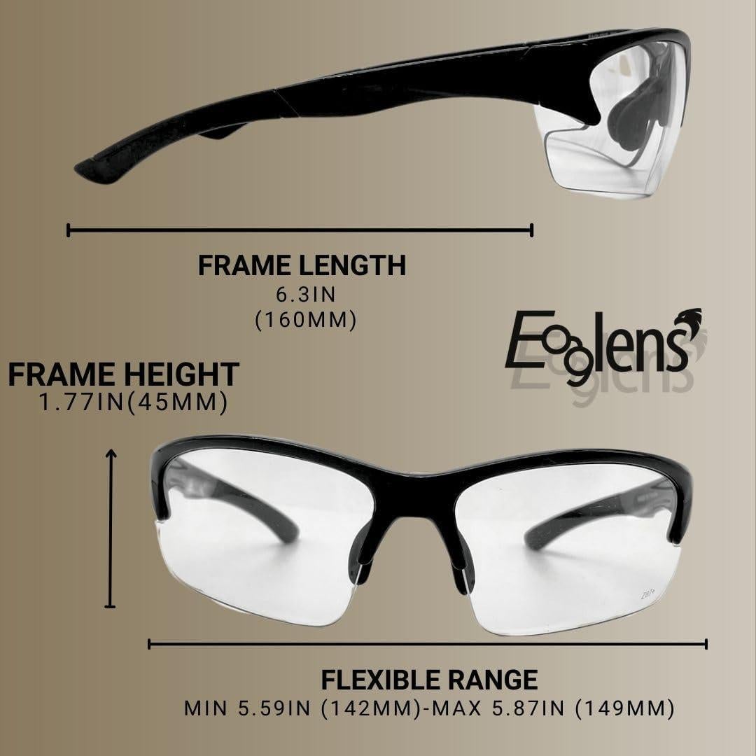 Gafas de Seguridad Eaglens Fotoquímicas Anti Niebla ANSI Z87.1