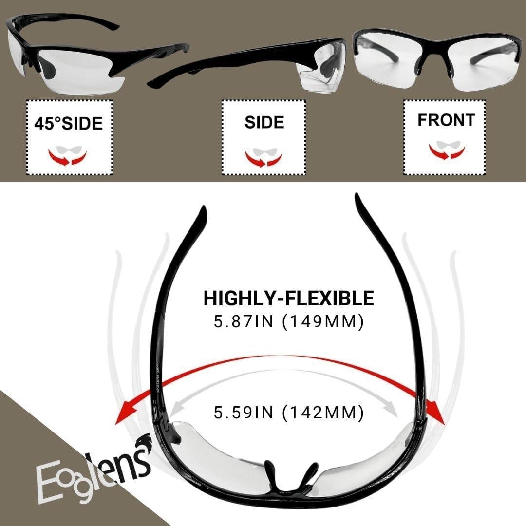 Gafas de Seguridad Eaglens Fotoquímicas Anti Niebla ANSI Z87.1