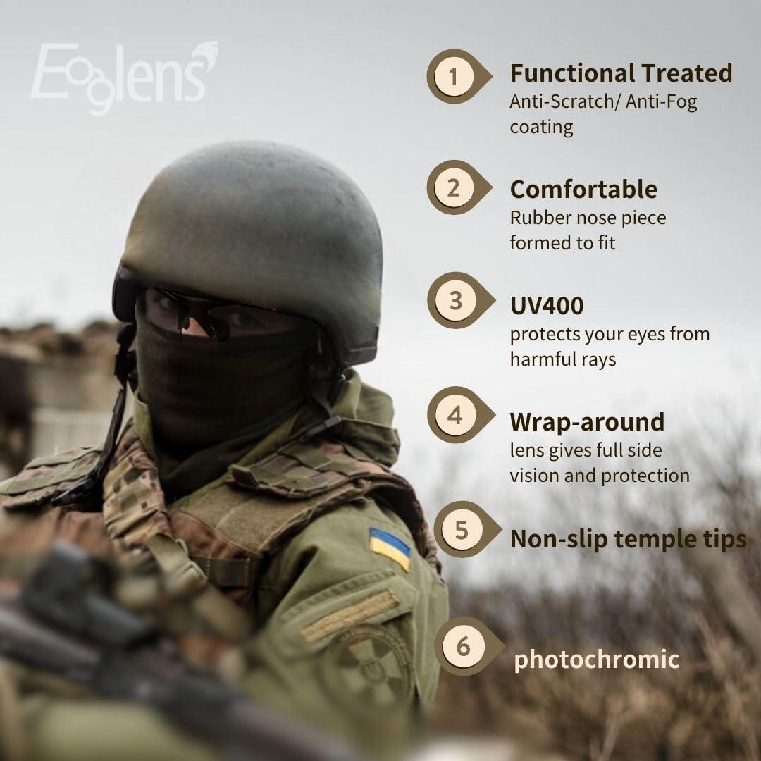 Gafas de Seguridad Eaglens Fotoquímicas Anti Niebla ANSI Z87.1