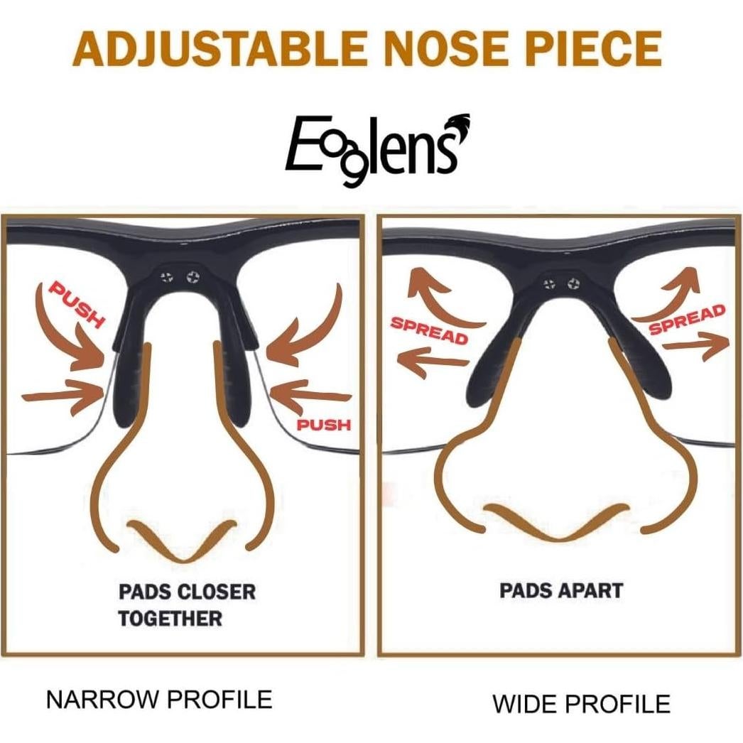 Gafas de Seguridad Eaglens Fotoquímicas Anti Niebla ANSI Z87.1