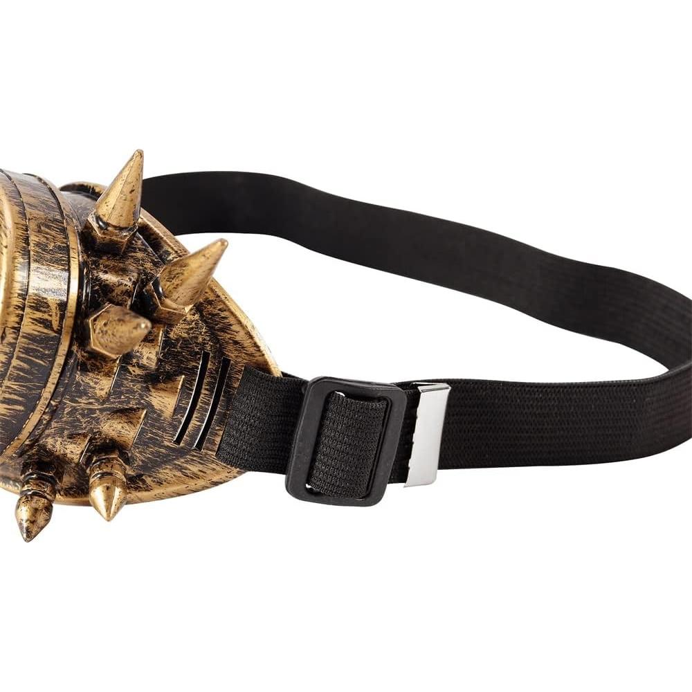 Gafas Steampunk Vintage Lelinta Ajustables para Cosplay