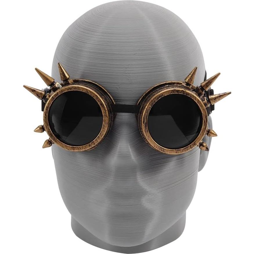 Gafas Steampunk Vintage Lelinta Ajustables para Cosplay