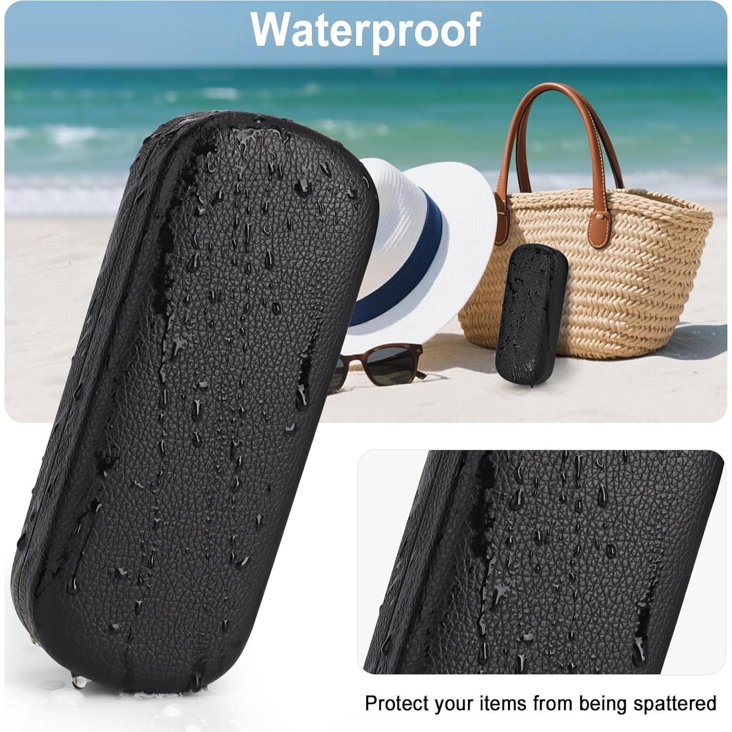 Estuche Duro para Gafas RayLove con Paño de Limpieza - Negro