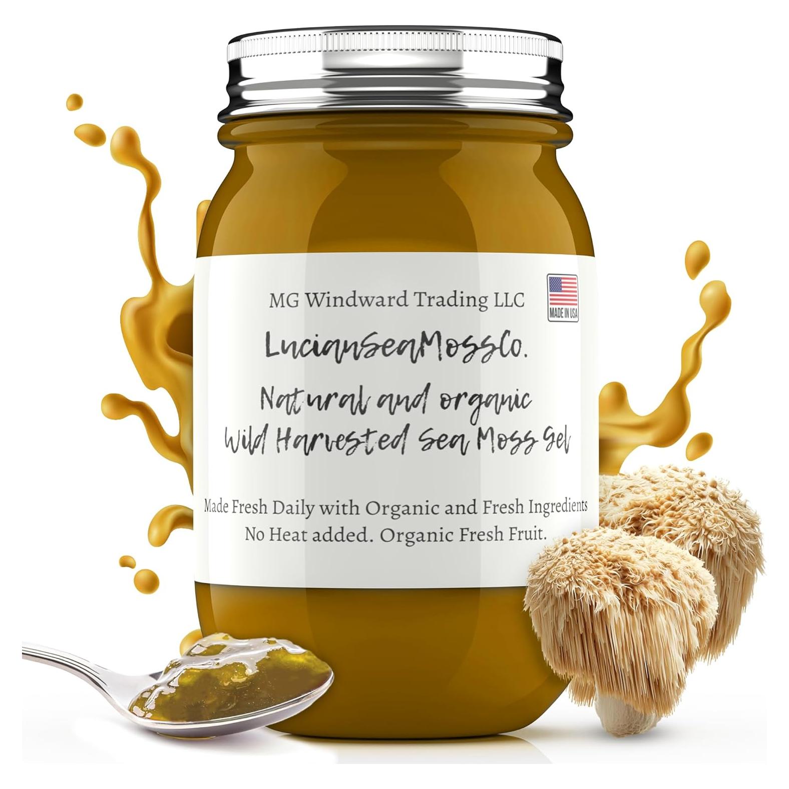 Gel de Musgo Marino Orgánico 450g Melena de León - MG Windward