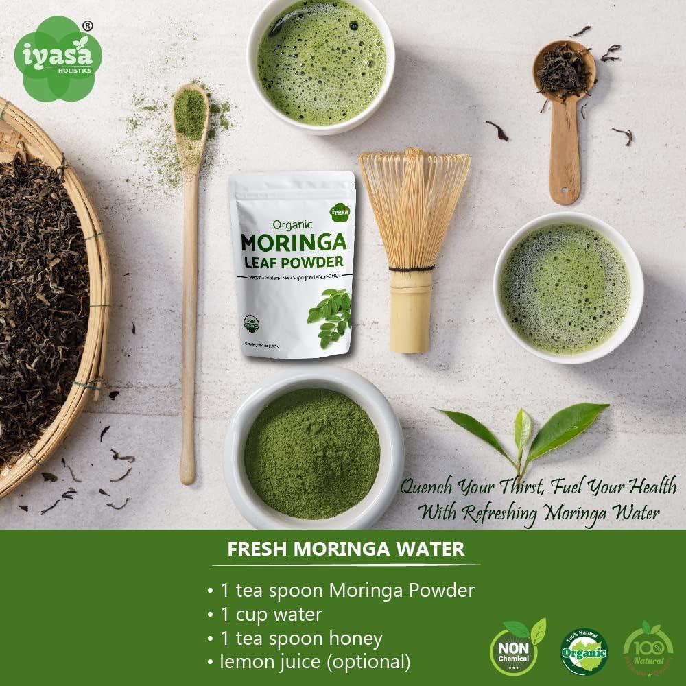 Polvo de Moringa Orgánica Iyasa 113g - Superalimento Natural