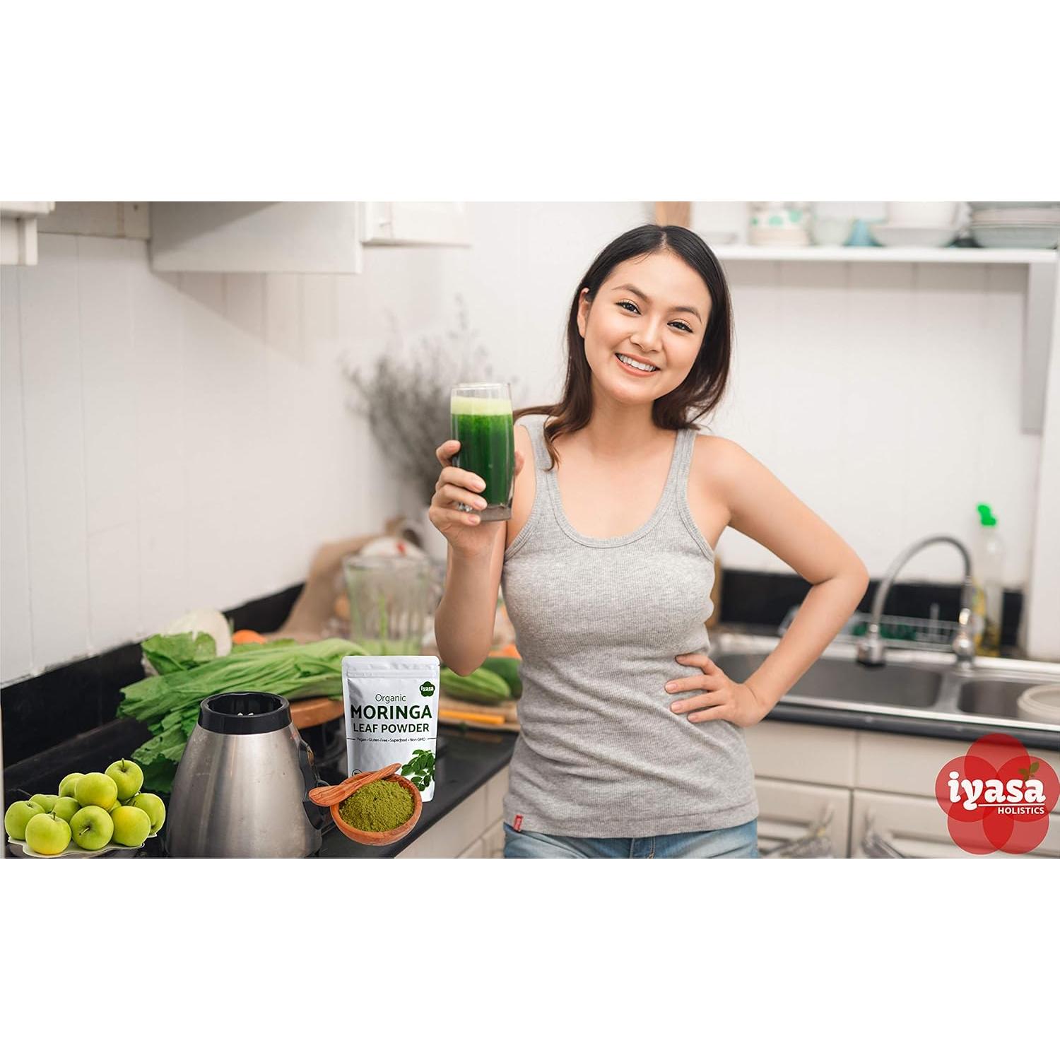 Polvo de Moringa Orgánica Iyasa 113g - Superalimento Natural