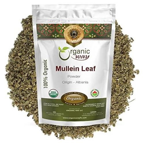 Polvo de Hoja de Malva Orgánica 56.7g - Certificado Kosher y Orgánico