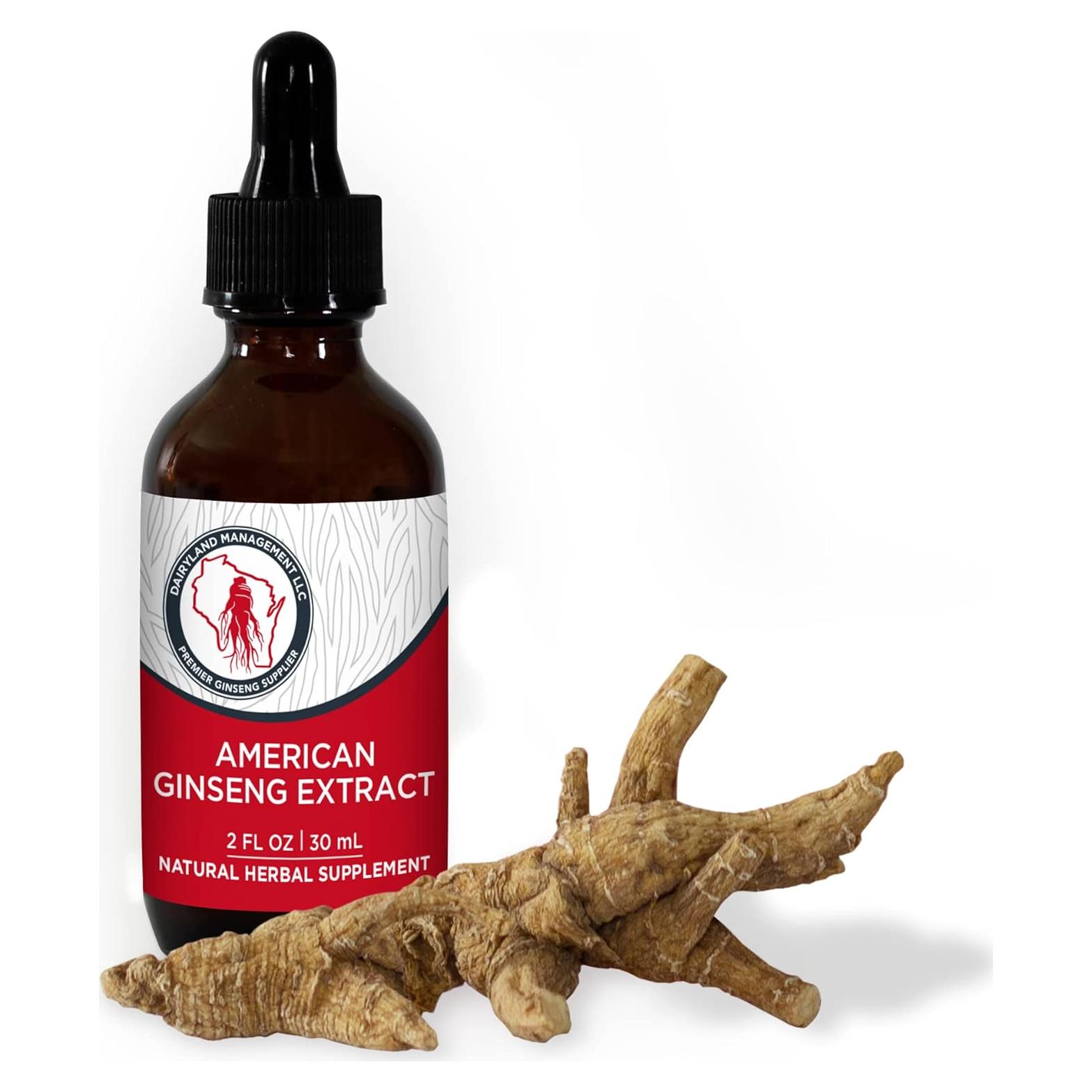 Extracto de Ginseng Americano Dairyland 59.15 ml - Energía y Vitalidad