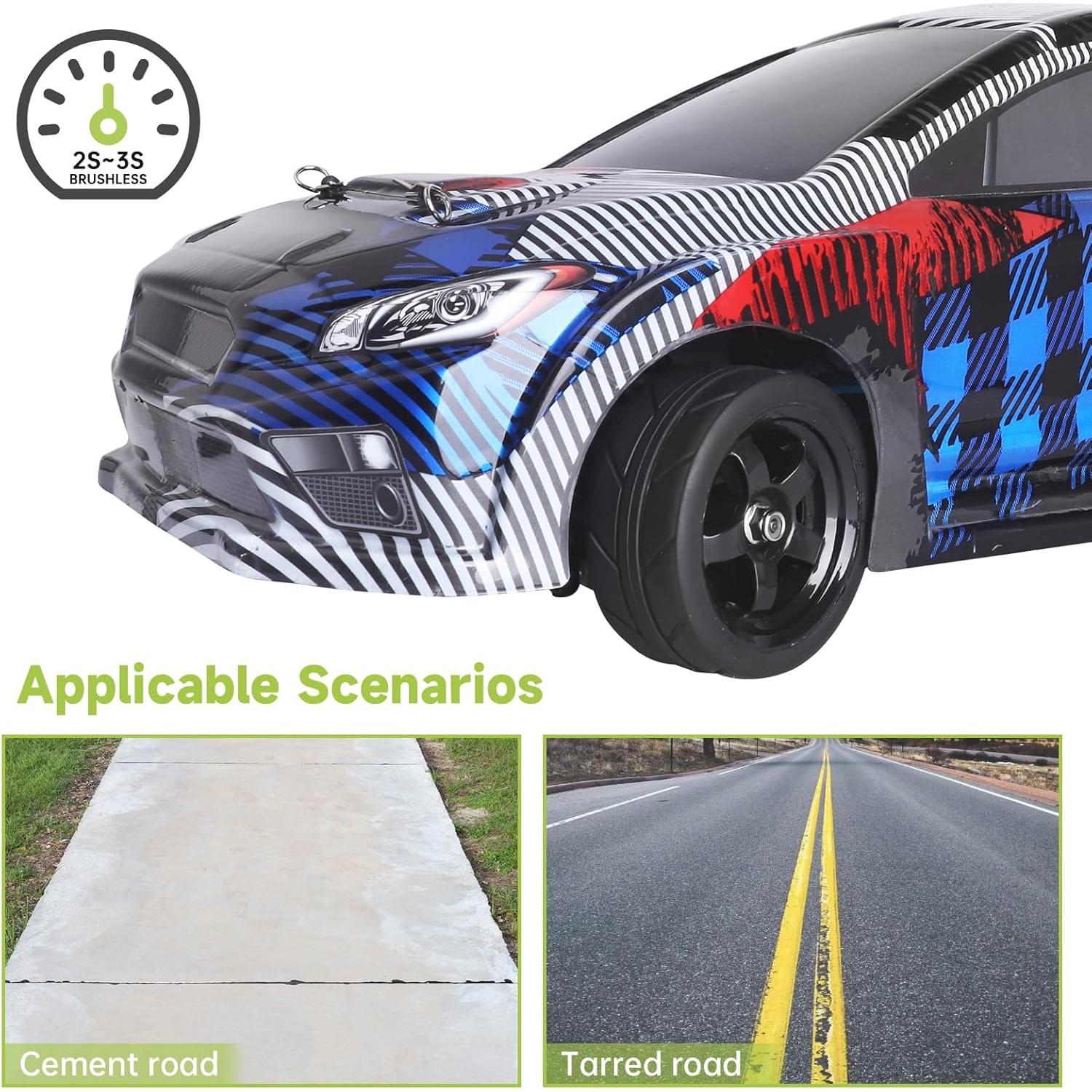 Ruedas de 12mm Hobbyfire con Neumáticos de Goma 65mm para RC