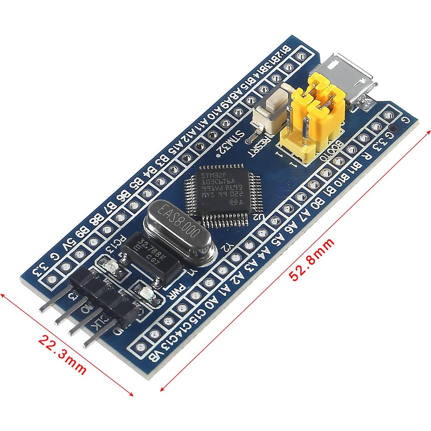 Placa de Desarrollo Alinan STM32F103C6T6 3pcs 32K Flash 10K RAM