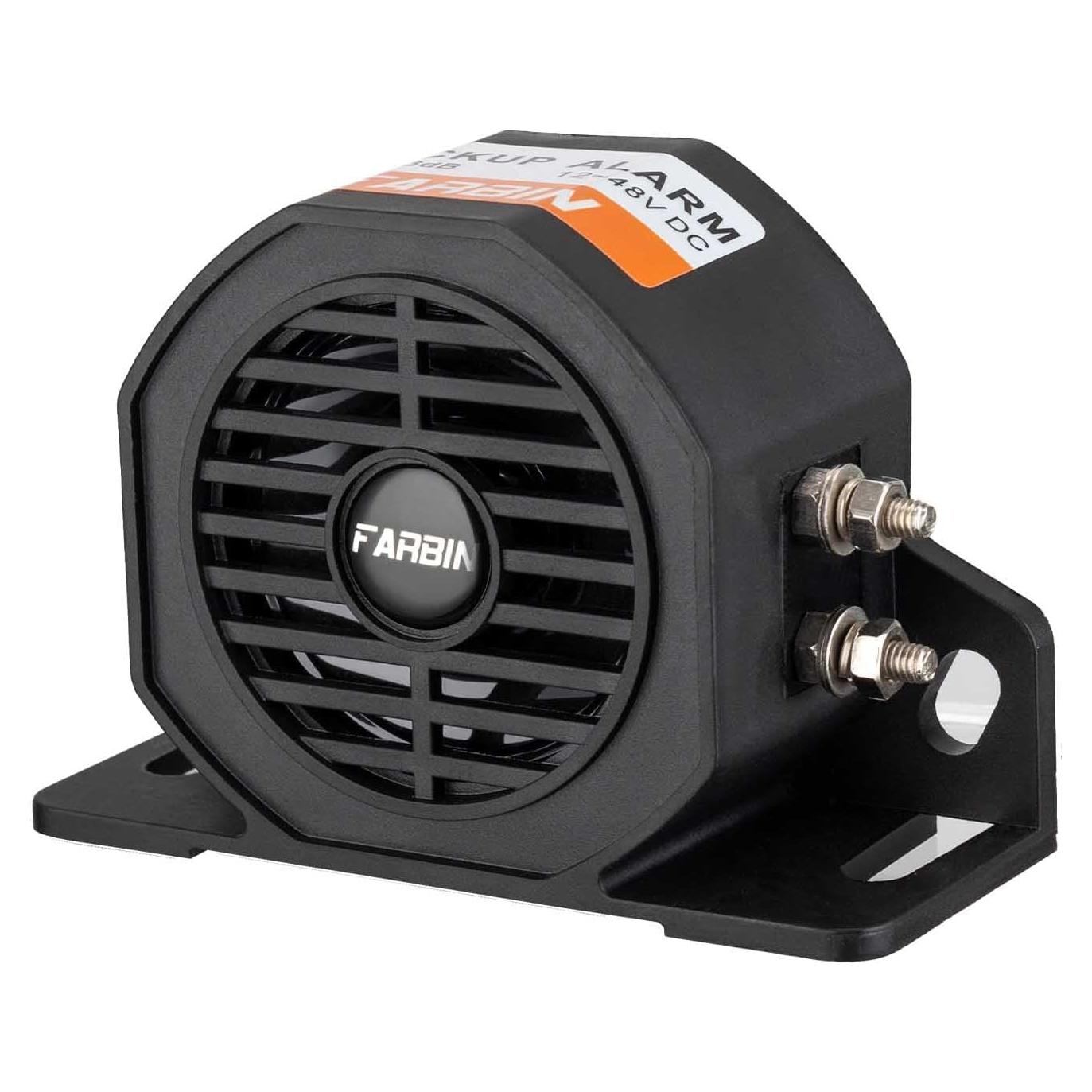 Alarma de Respaldo FARBIN 110dB 12V-48V Impermeable