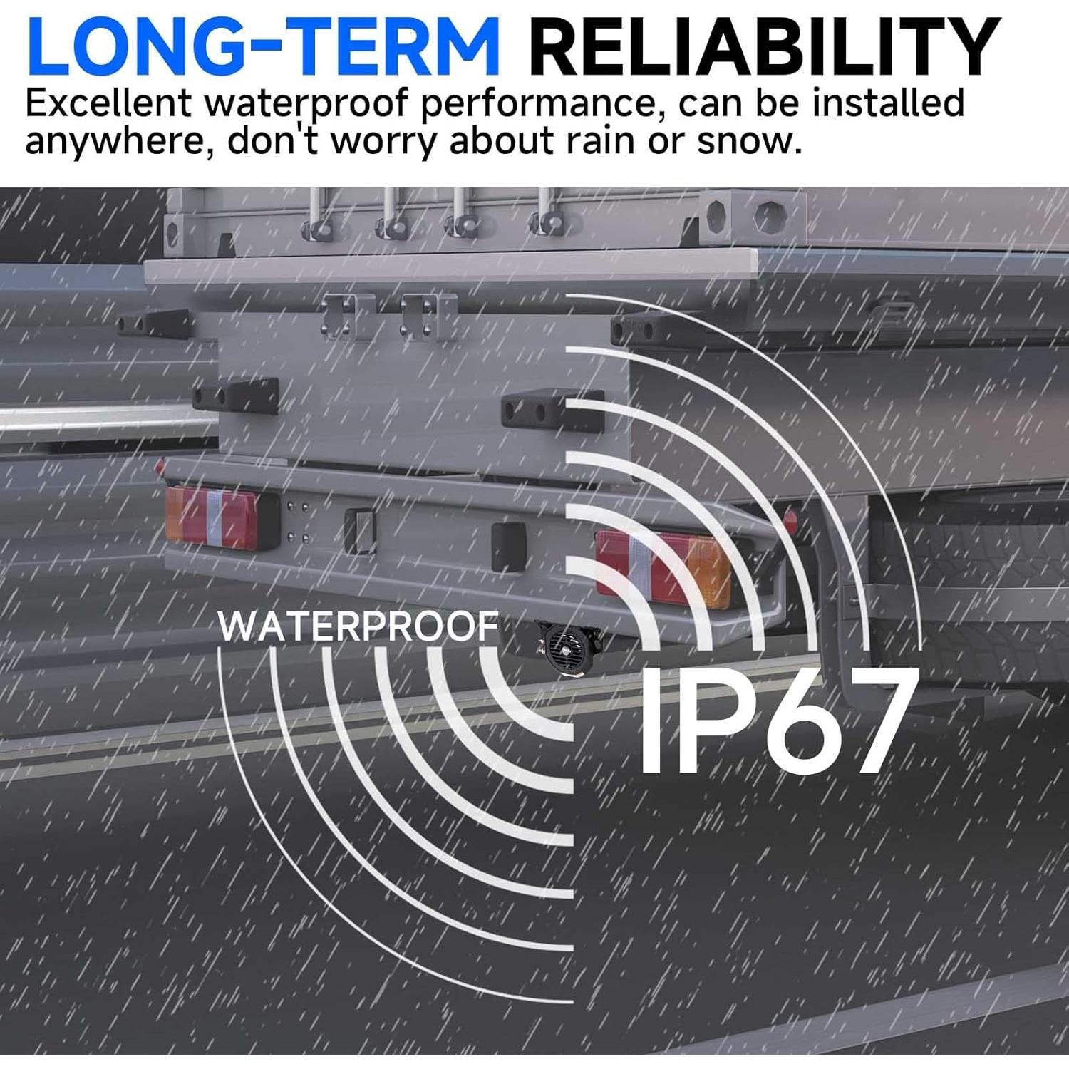 Alarma de Respaldo FARBIN 110dB 12V-48V Impermeable