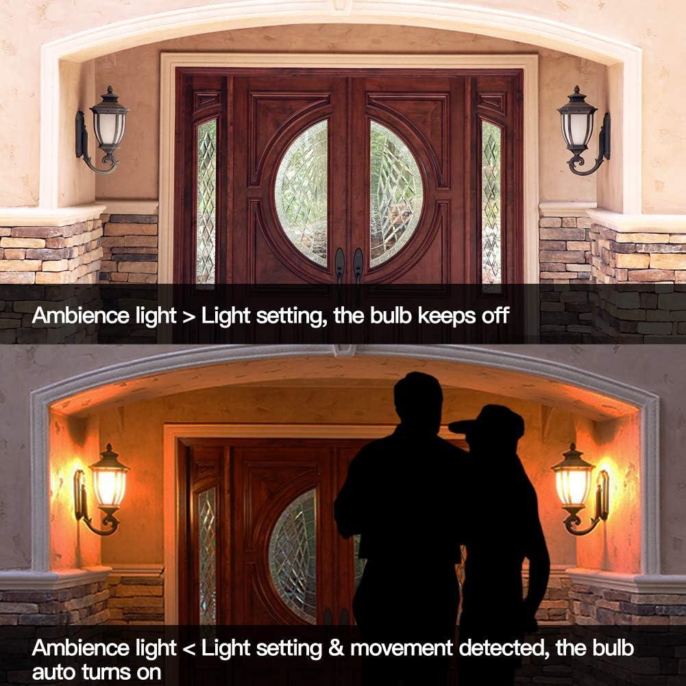 Bombilla LED Elrigs E26 7W con Sensor de Movimiento y Dusk to Dawn