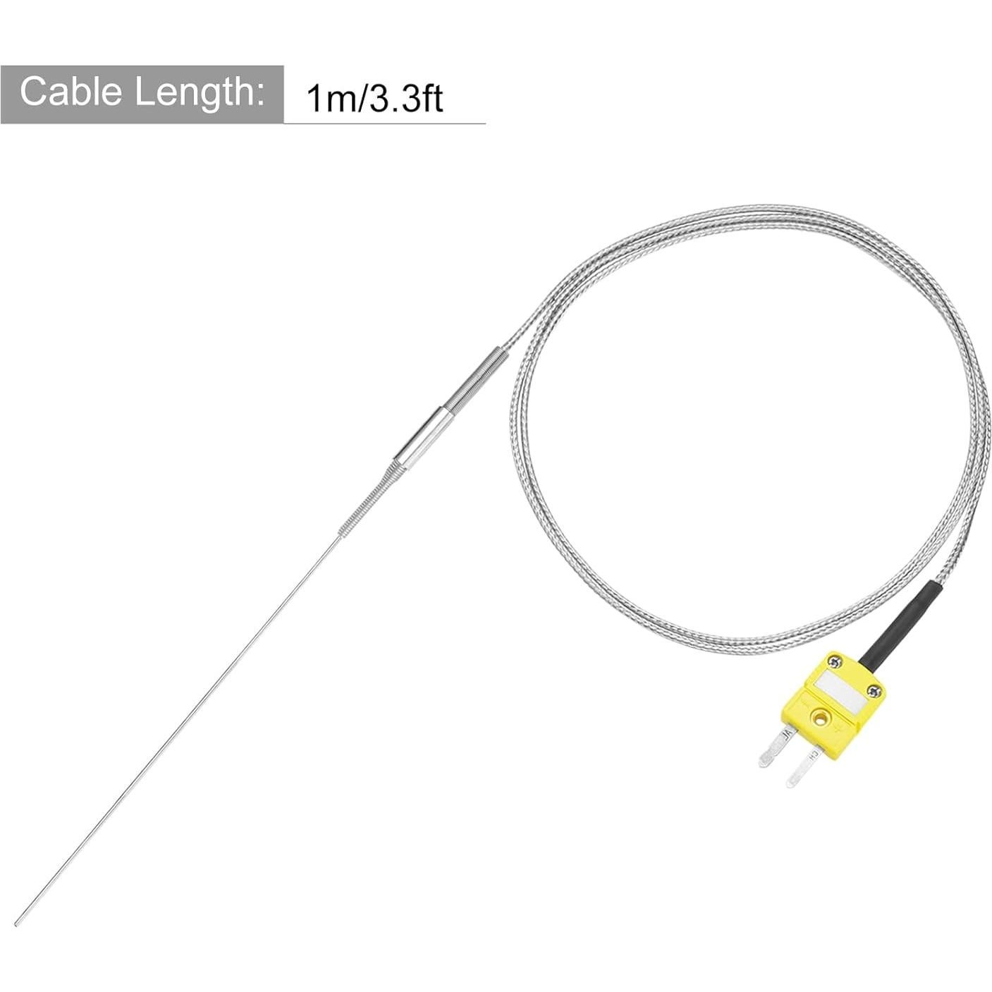 Termopar tipo K MECCANIXITY sonda 0.5x150mm -50 a 1100°C