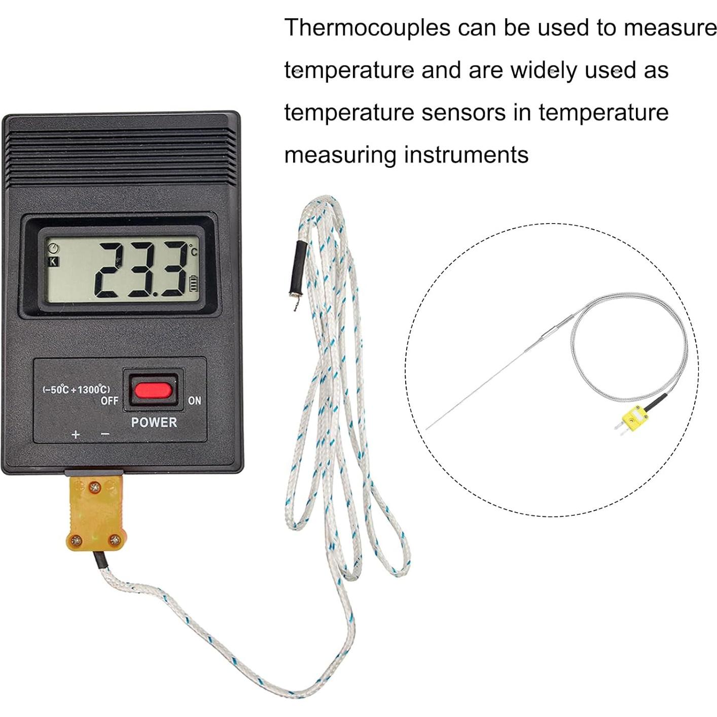 Termopar tipo K MECCANIXITY sonda 0.5x150mm -50 a 1100°C