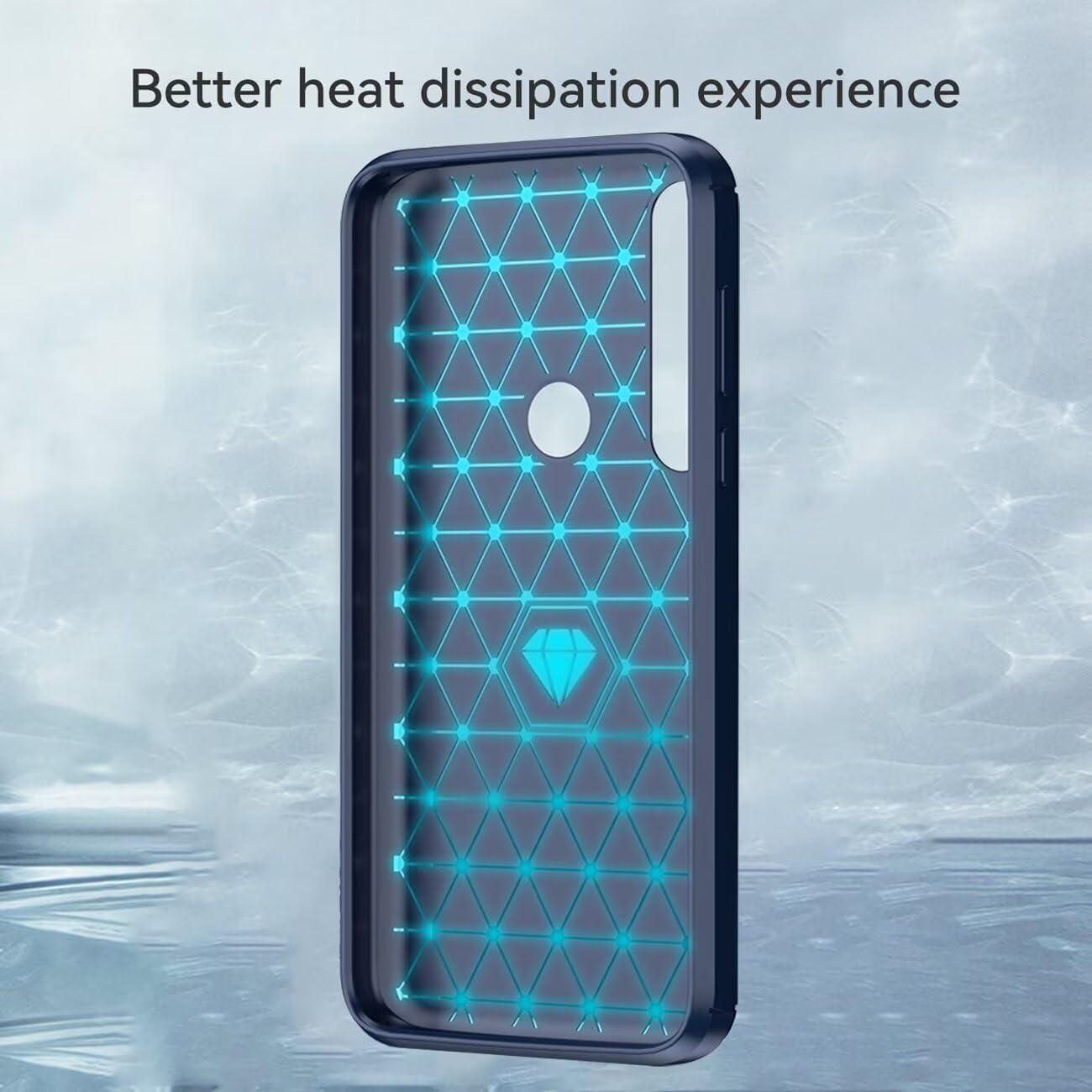 Funda TPU para Huawei P40 Pro ELSNX9 ELSN04 Azul Marino
