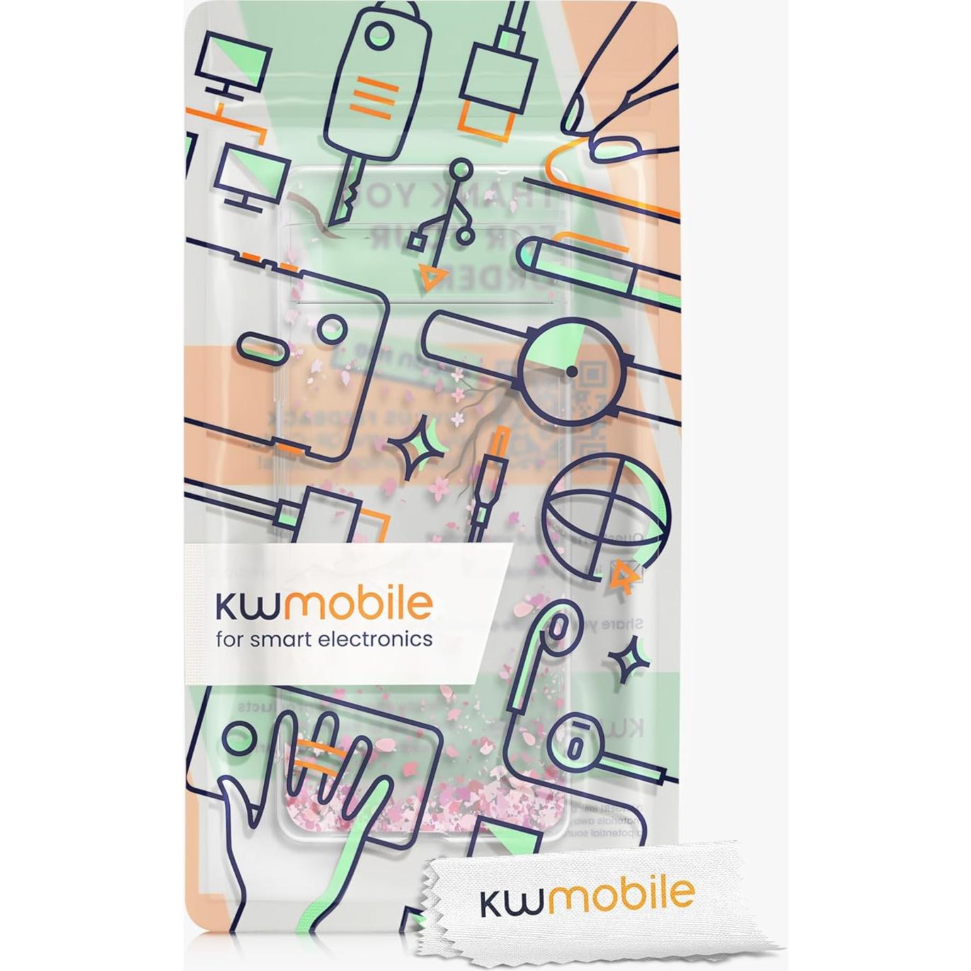 Funda Transparente KW-Mobile para Google Pixel 8 Pro - Flores de Cerezo