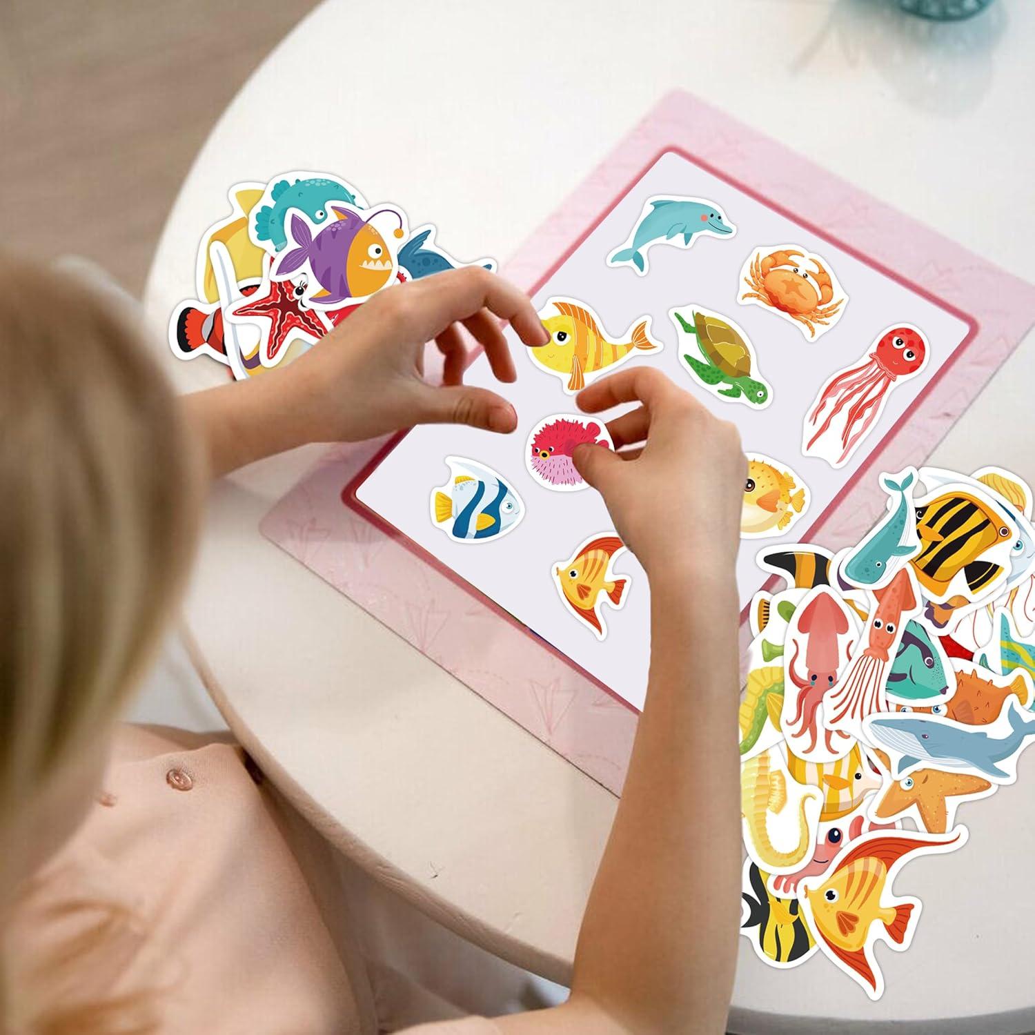 Pegatinas Luminosas de Animales Marinos Robmoda - 52 Pcs