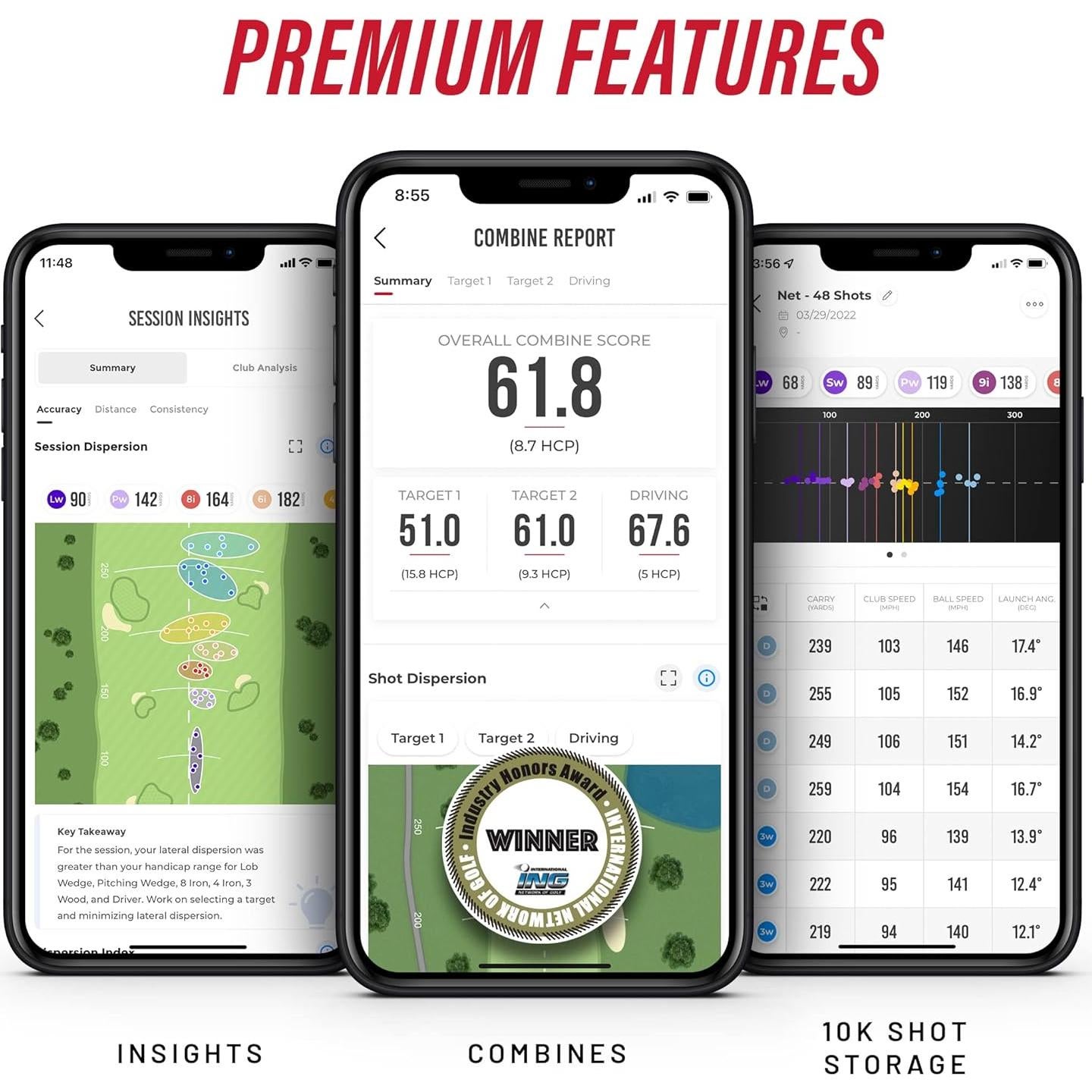 Monitor de Lanzamiento Rapsodo MLM para Golf iOS
