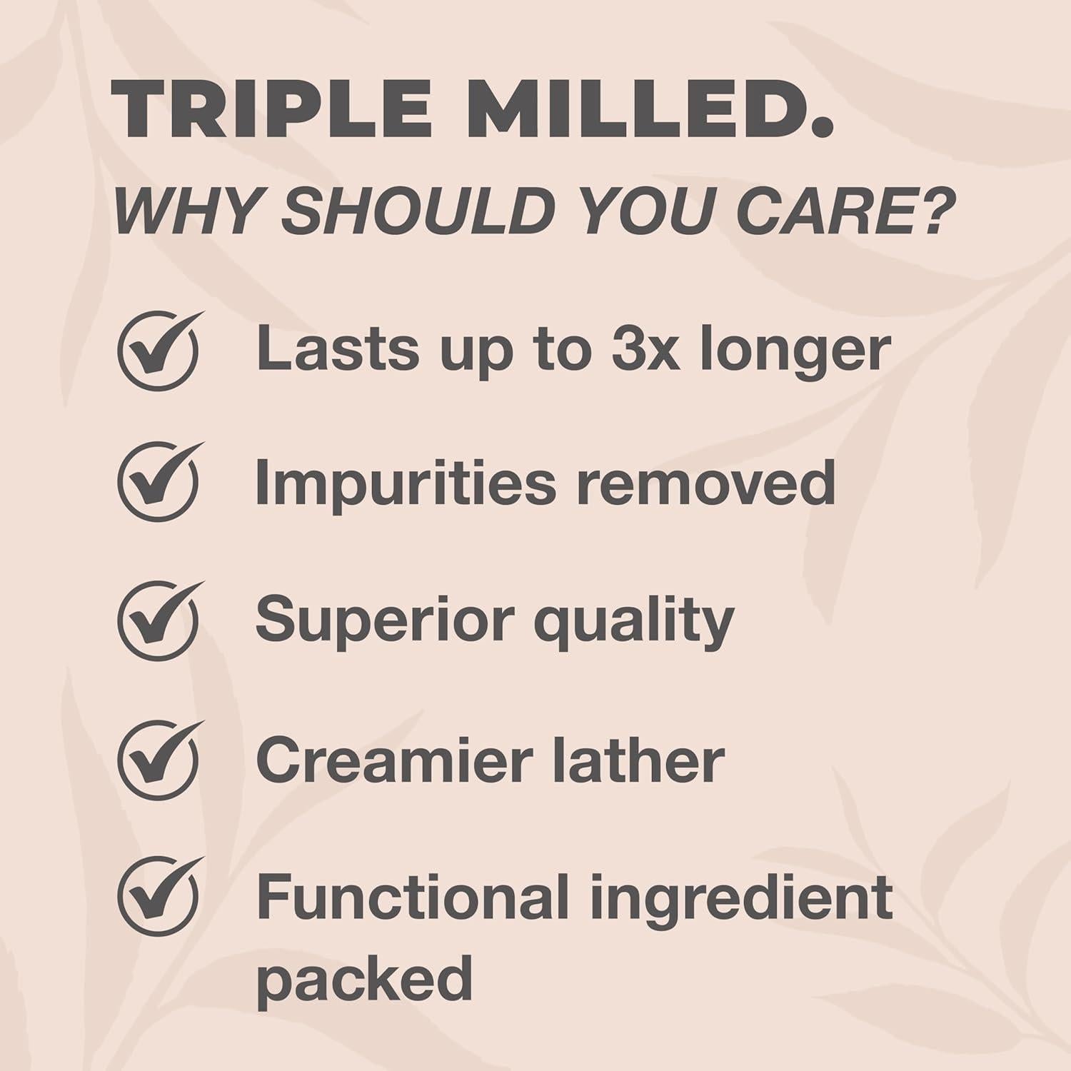 Jabón Natural de Carbón Activado One With Nature - 3 Barras