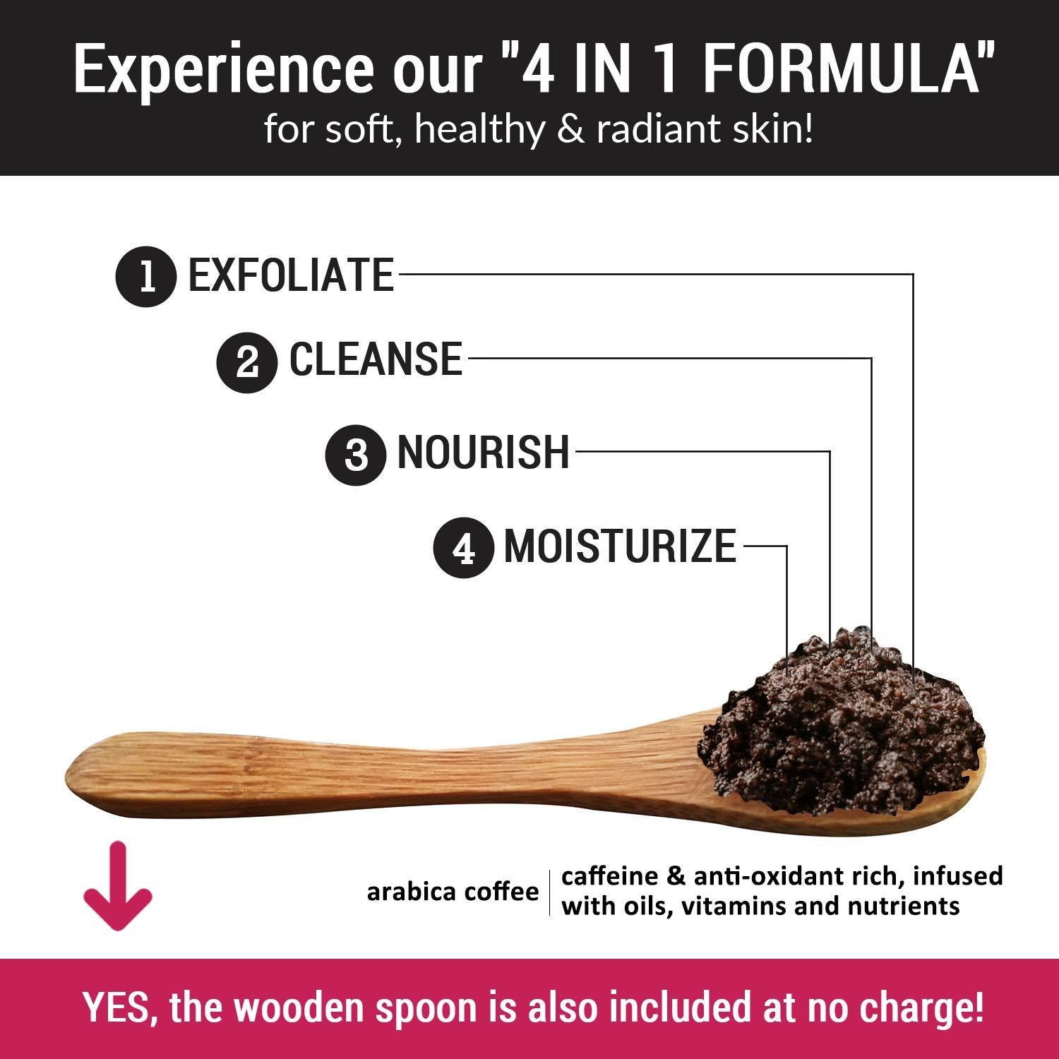 Exfoliante Corporal Orgánico pureSCRUBS Café Arabica 453g Vainilla