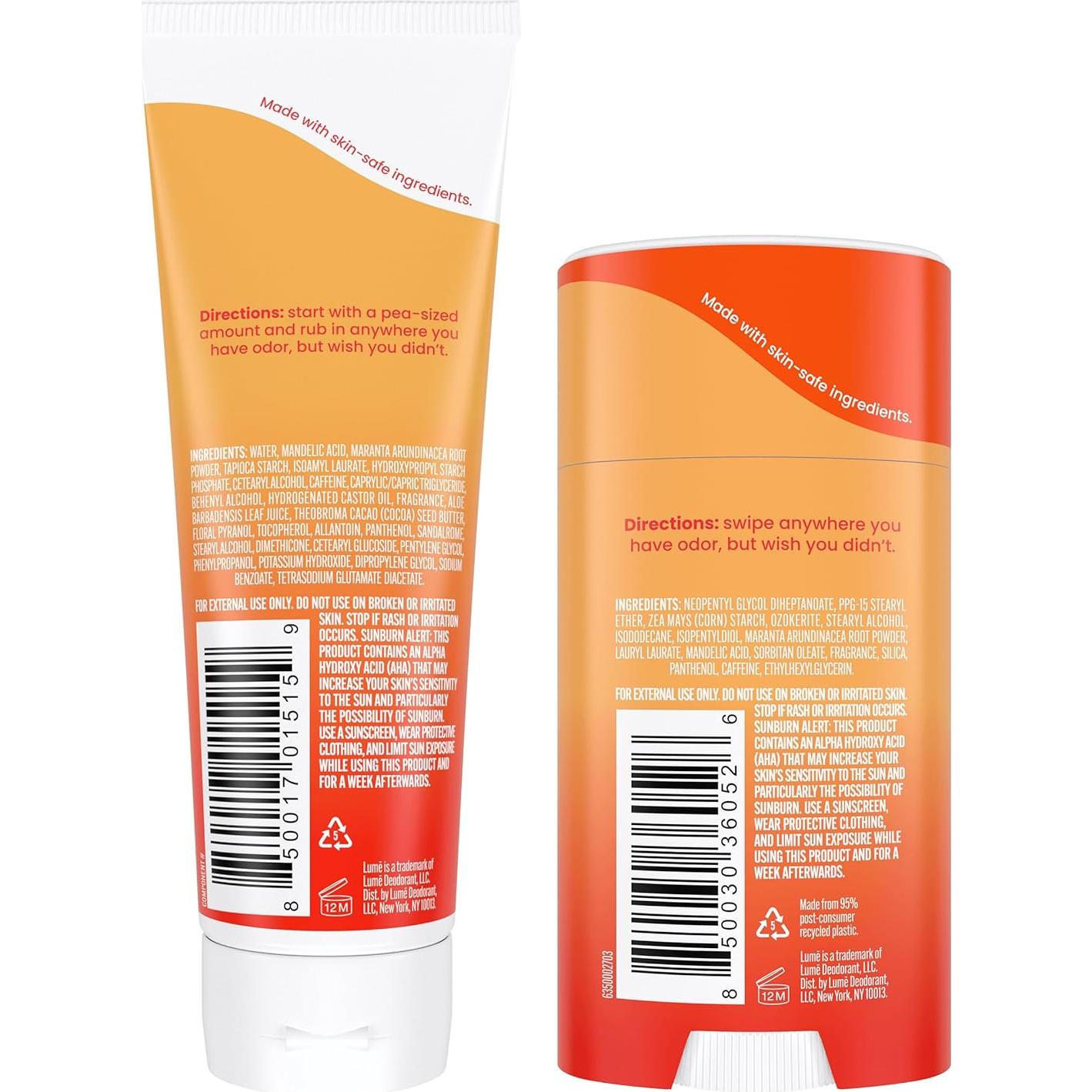 Desodorante Corporal Lume - Control de Olores 72h - 158g