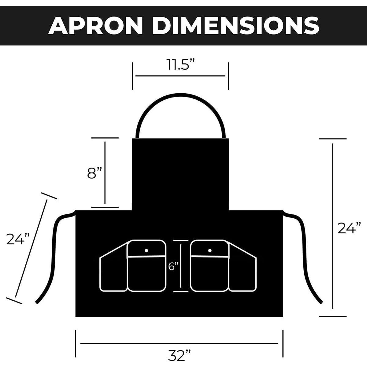Delantal Convertible Impermeable Charlene para Estilistas Negro