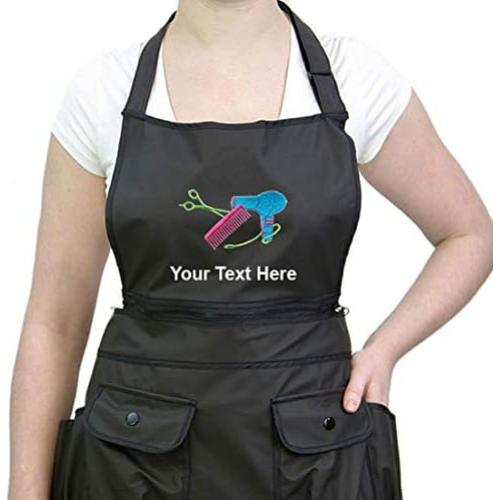 Delantal Convertible Impermeable Charlene para Estilistas Negro