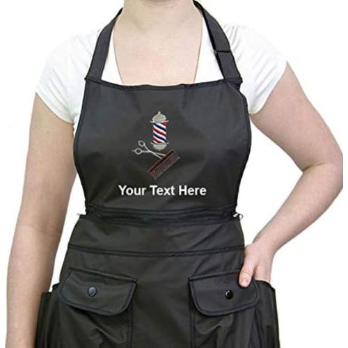 Delantal Convertible Impermeable Charlene para Estilistas Negro