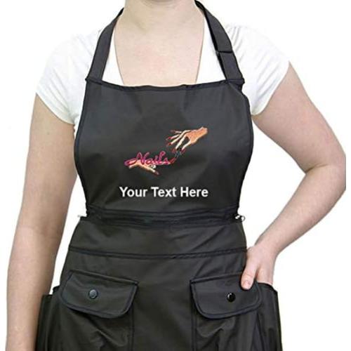 Delantal Convertible Impermeable Charlene para Estilistas Negro