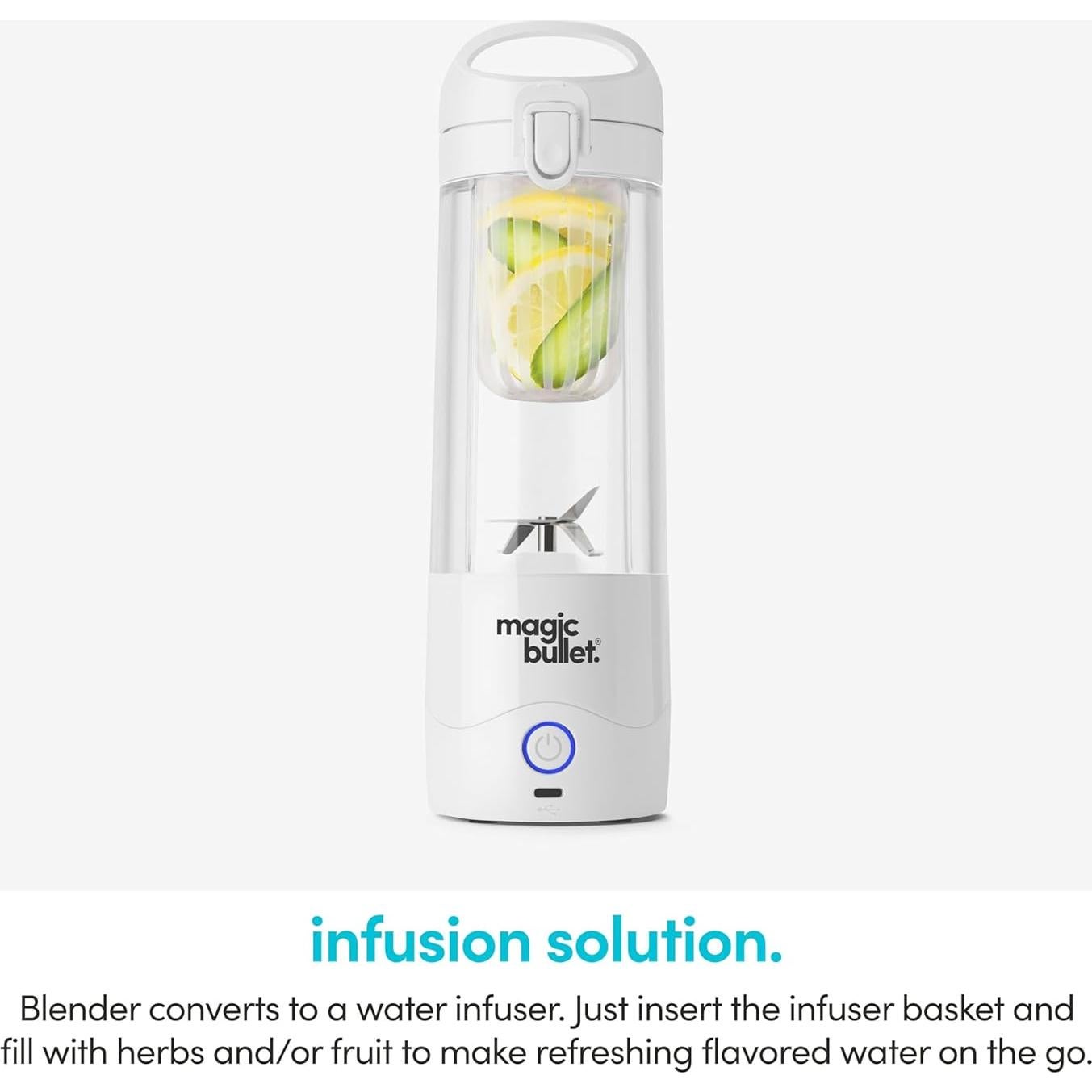 Licuadora portátil Magic Bullet MBPB50100W 16 oz blanca