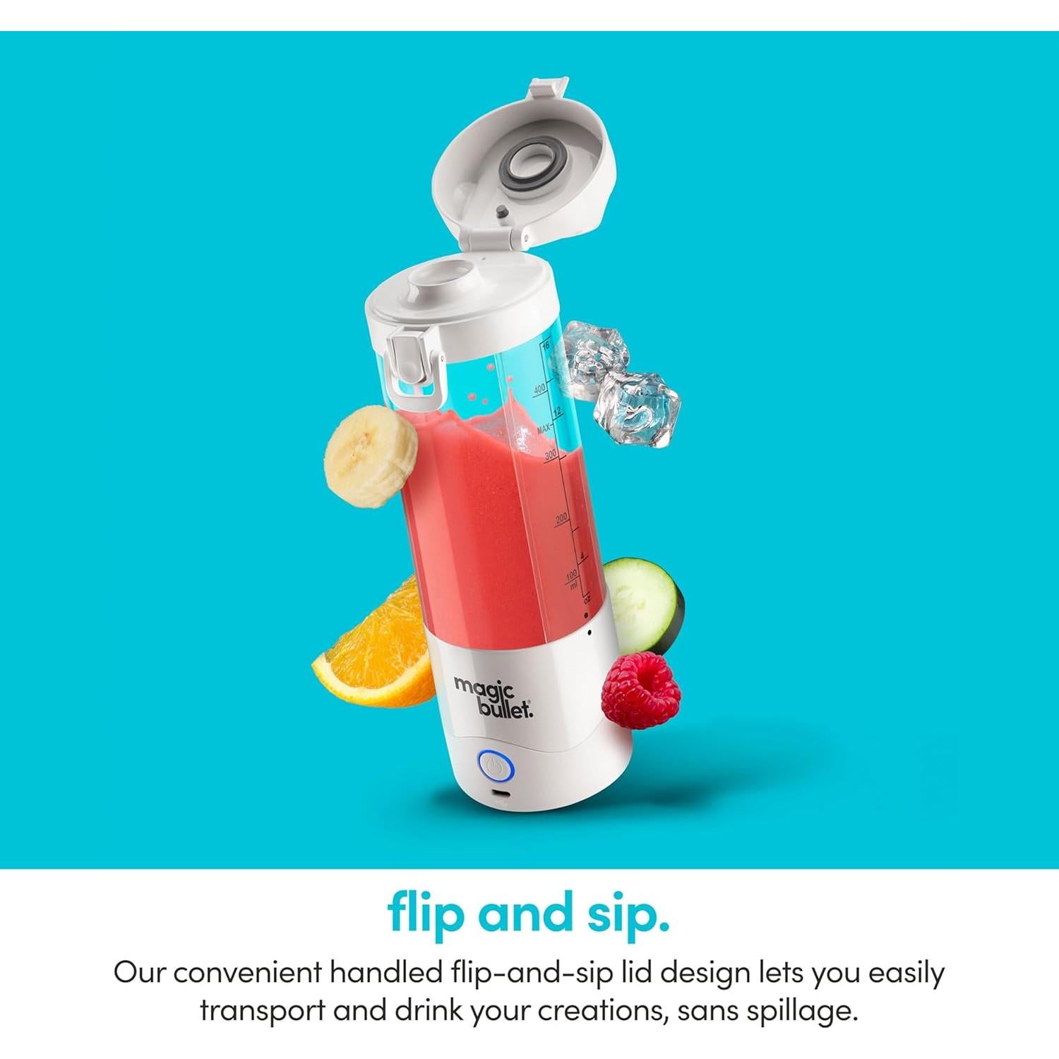 Licuadora portátil Magic Bullet MBPB50100W 16 oz blanca