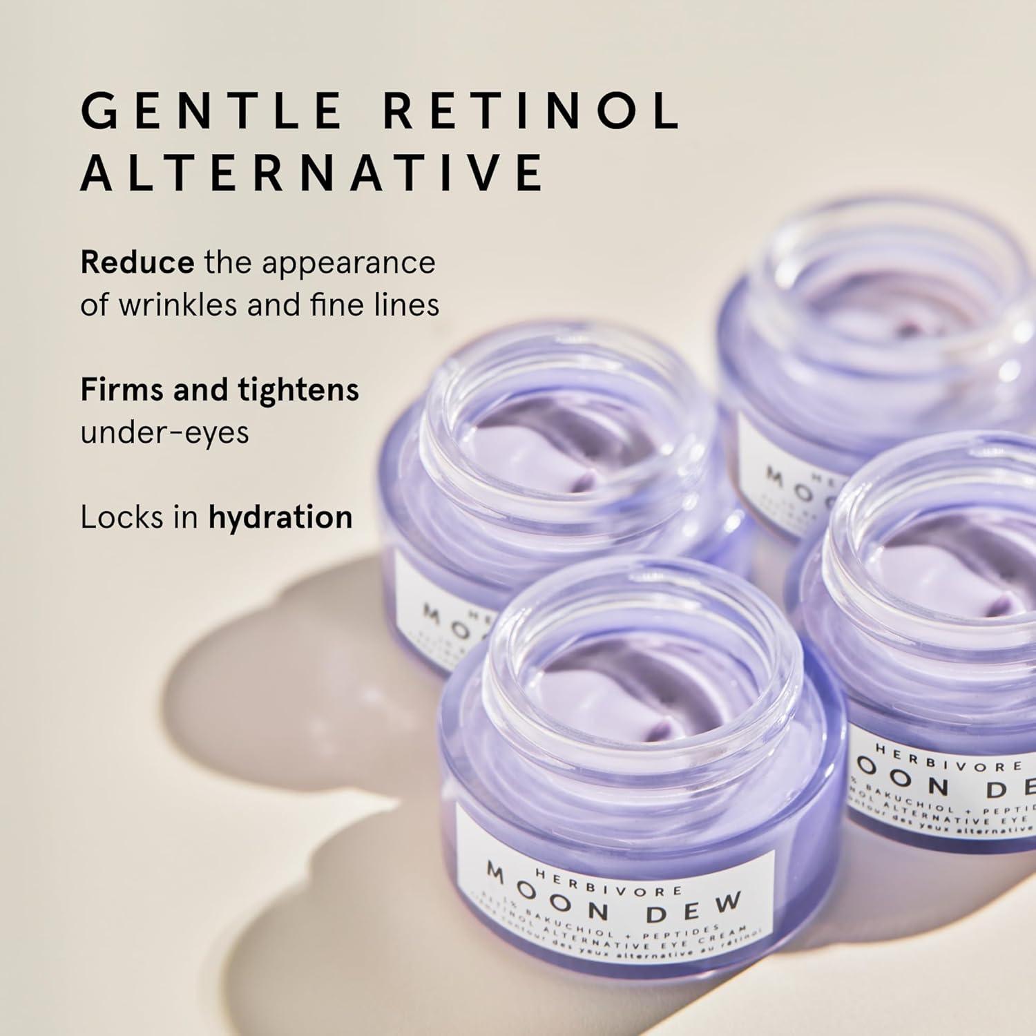 Crema para Ojos Bakuchiol Herbivore 15 mL - Vegana, Antiarrugas