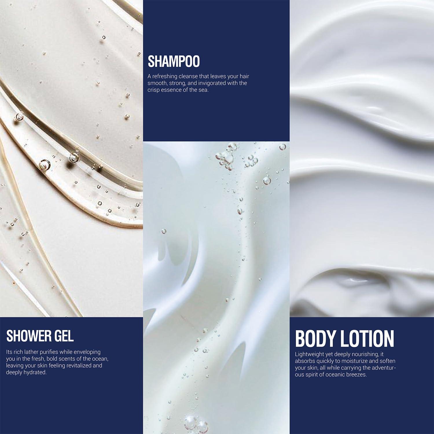 Set de Baño para Hombres BODY & EARTH - Fragancia Océano