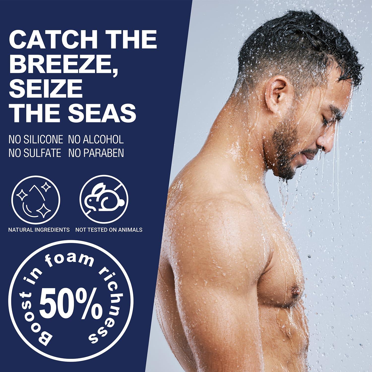 Set de Baño para Hombres BODY & EARTH - Fragancia Océano