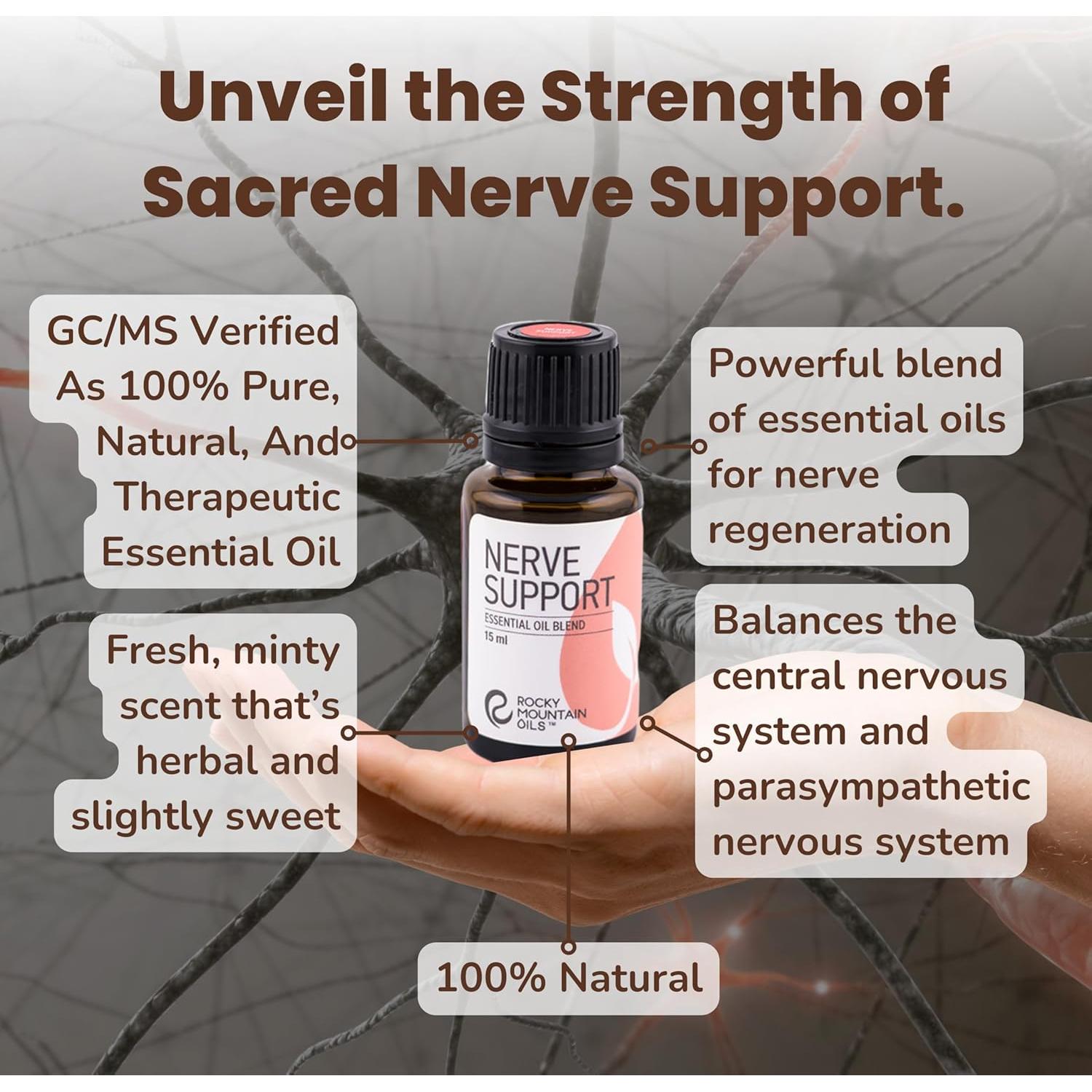 Aceite Esencial Relajante Rocky Mountain Oils 15ml - Soporte Nervioso