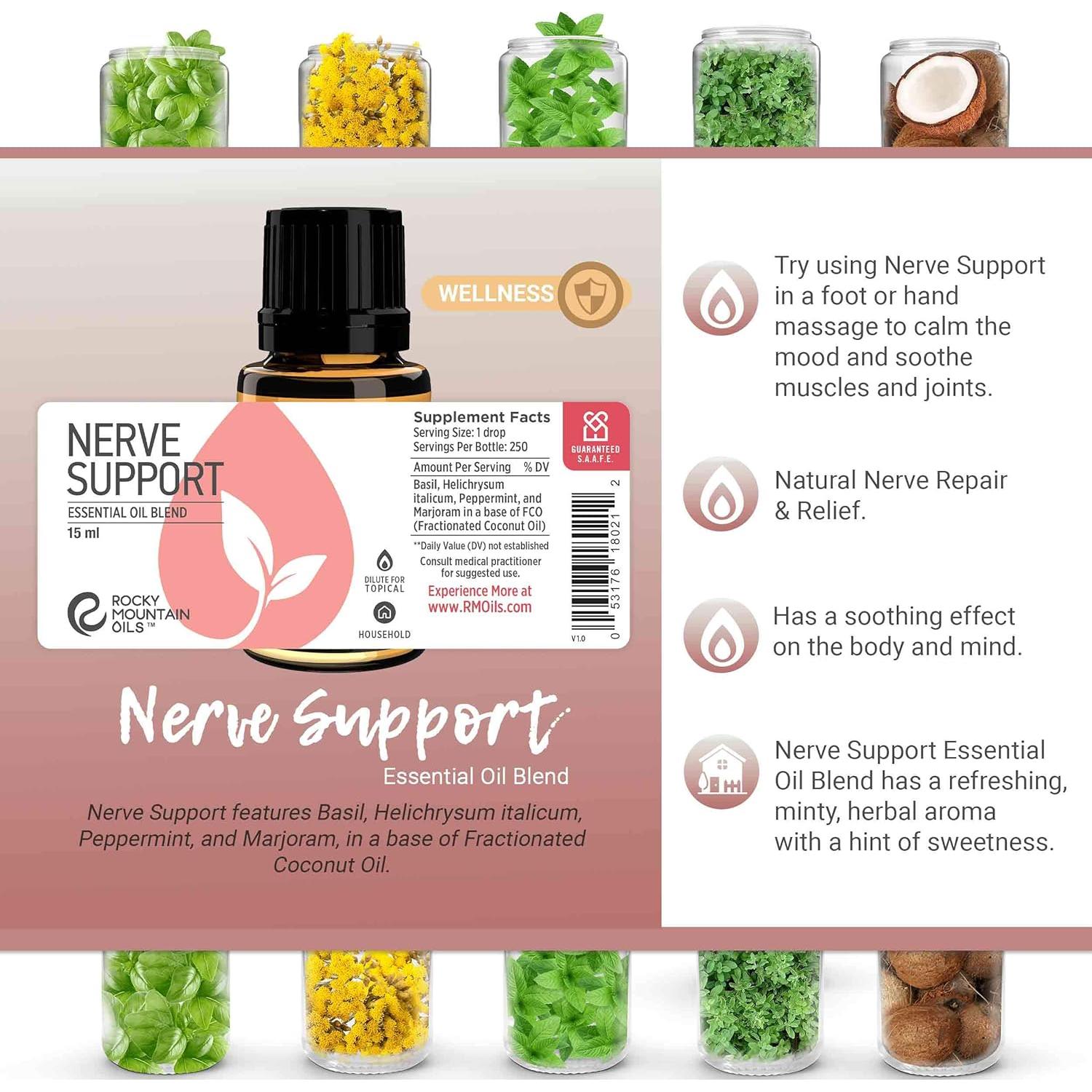 Aceite Esencial Relajante Rocky Mountain Oils 15ml - Soporte Nervioso