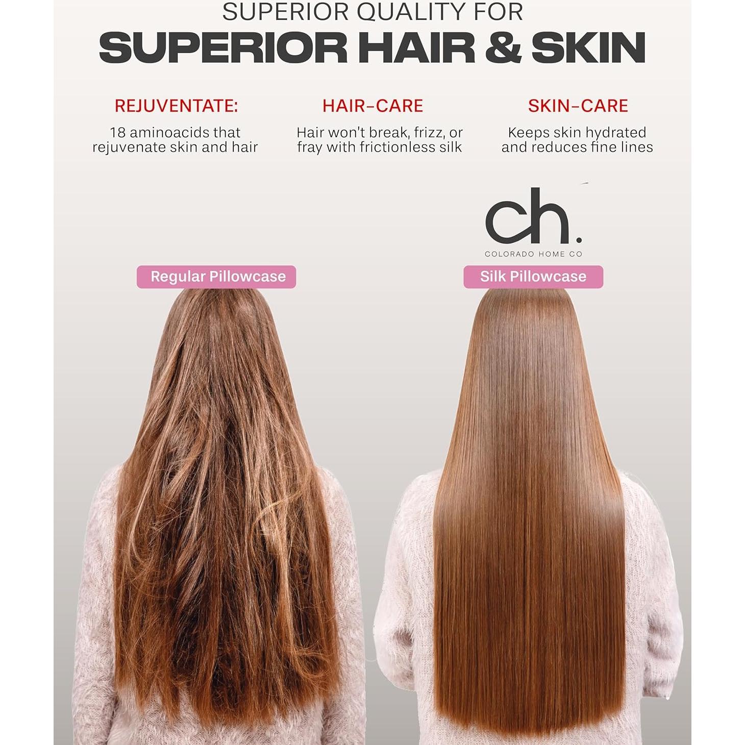 Funda de Almohada de Seda 100% SUNDAYSILKS Estándar 50.8x66 cm