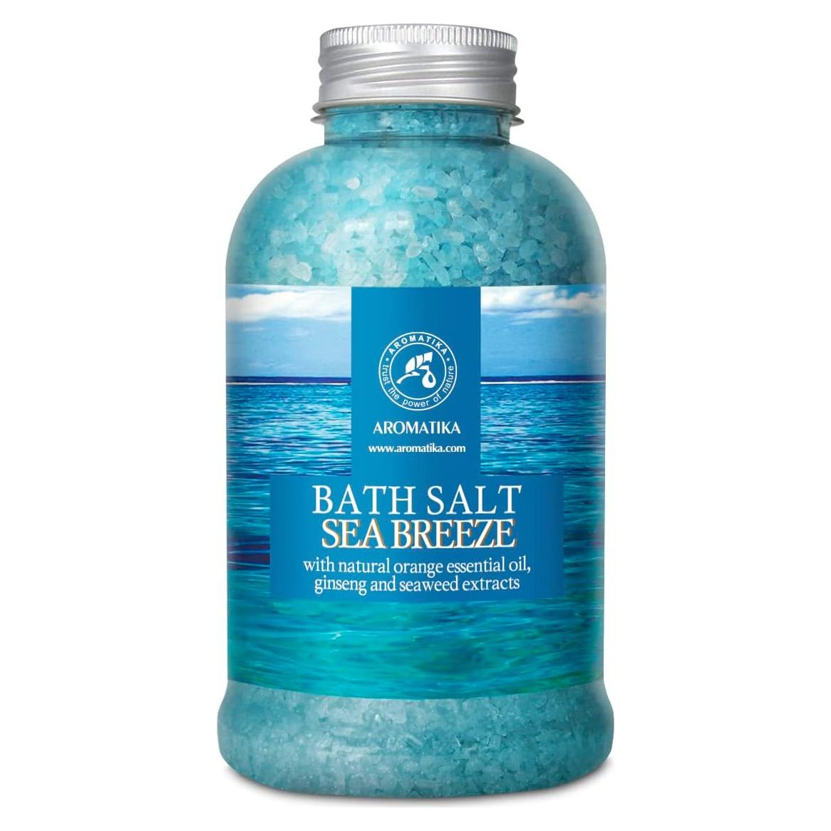 Sal de Baño Marina Aromatika 600 g con Aceite Esencial de Naranja