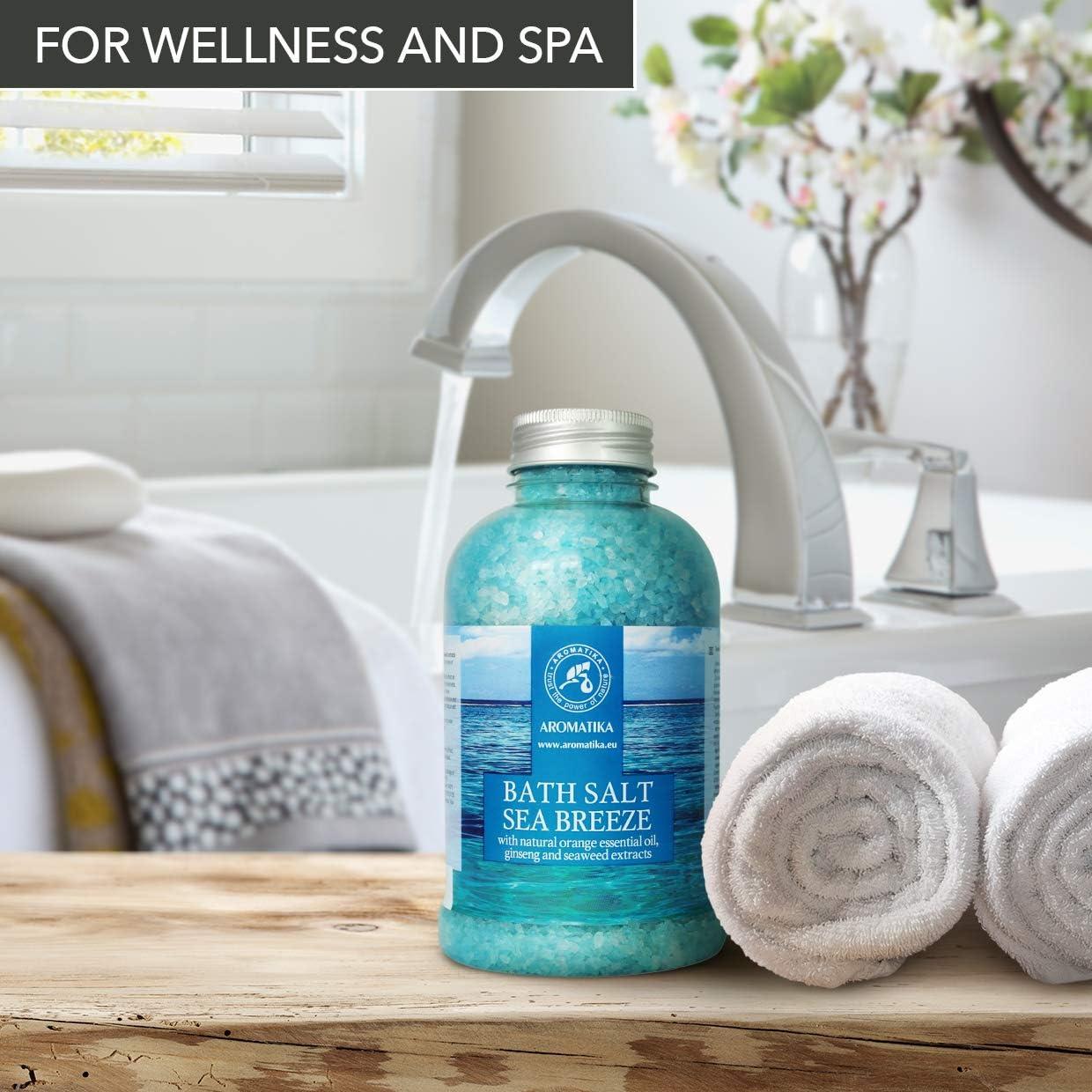 Sal de Baño Marina Aromatika 600 g con Aceite Esencial de Naranja