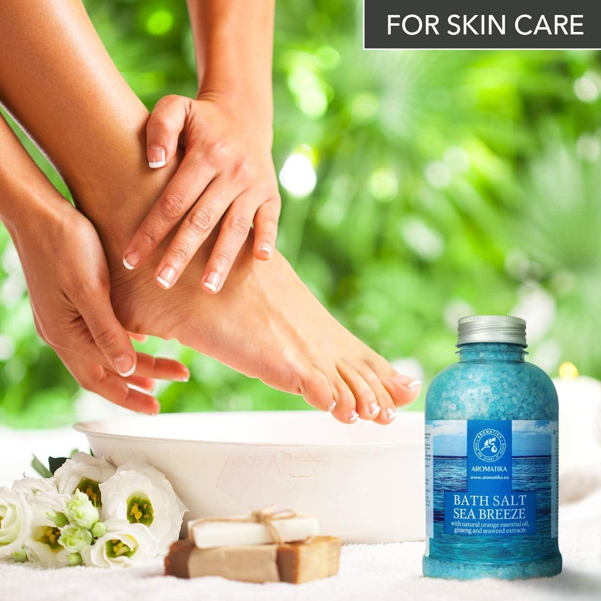 Sal de Baño Marina Aromatika 600 g con Aceite Esencial de Naranja