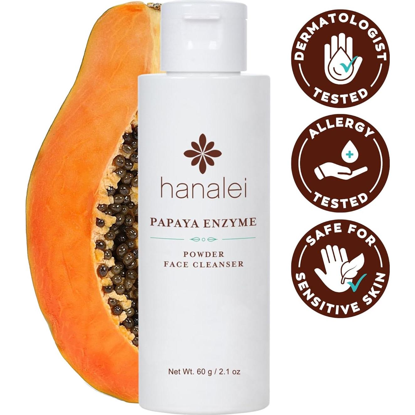 Limpiador Facial en Polvo Hanalei 60g - Exfoliante Suave Diario