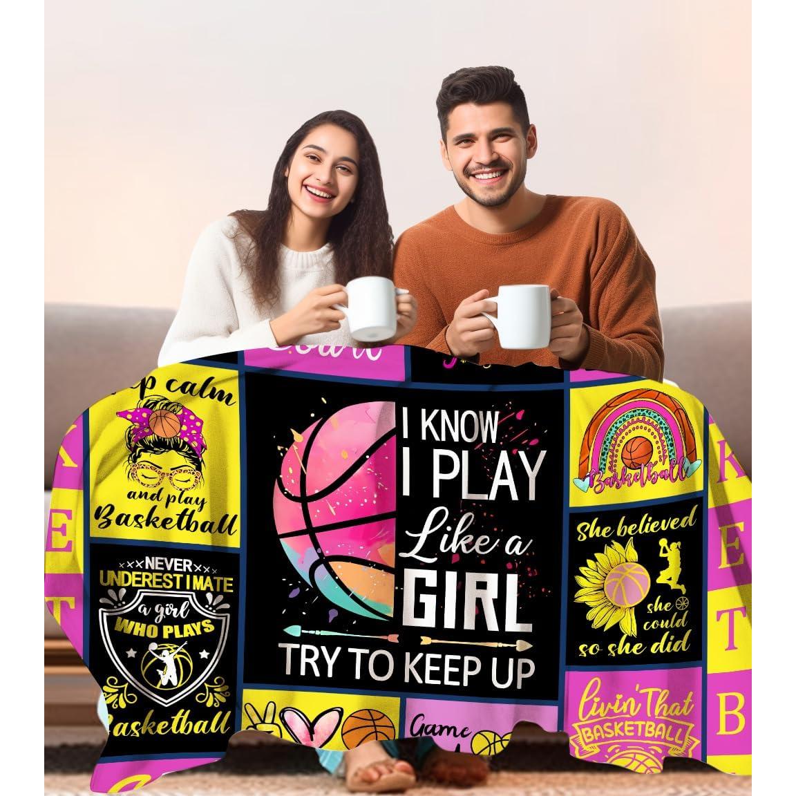 Manta de Baloncesto Dizogogo 127x102cm Franela Anti-Pilling