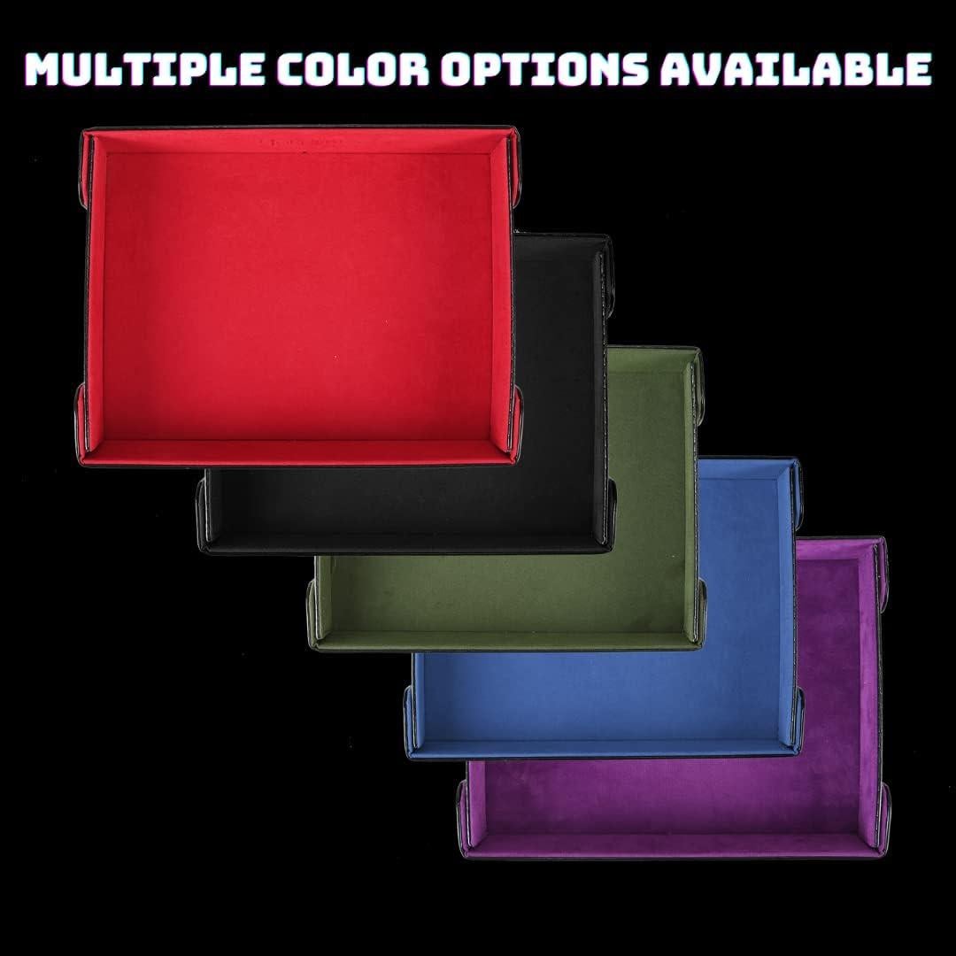 Bandeja de Dados Plegable Forged Dice Co. 24.13x18.42cm Azul