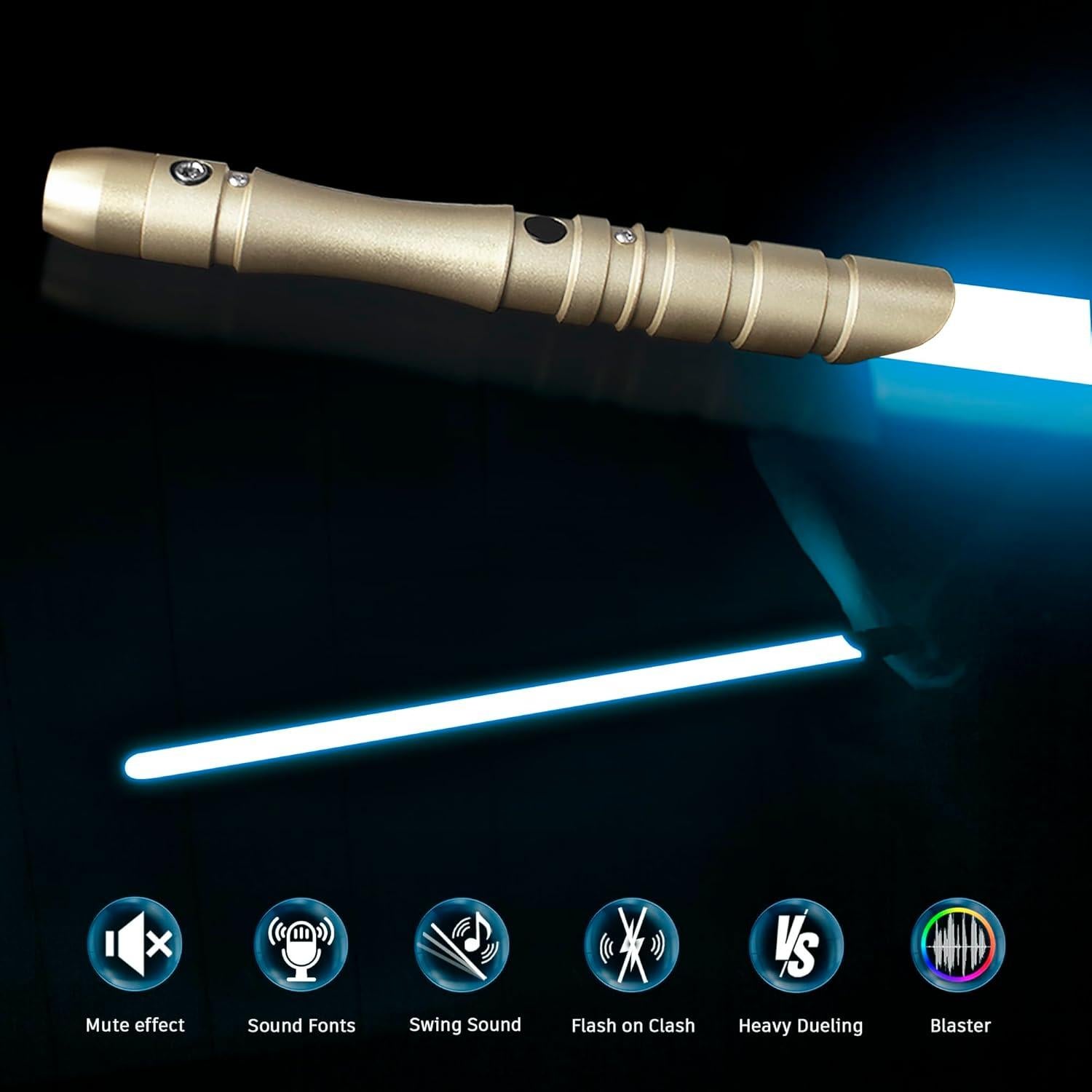 Sable de Luz YDDSABER LED Force FX Recargable Azul Hielo
