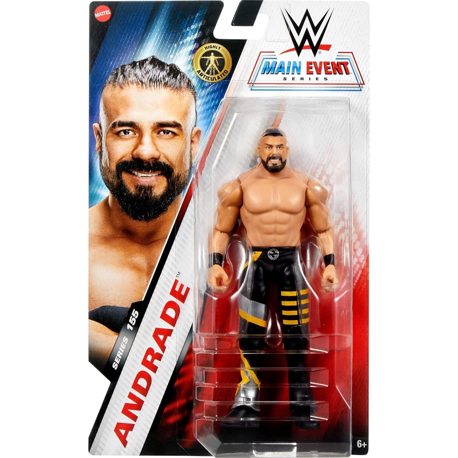 Figura de Acción Andrade Mattel WWE 15.24 cm Coleccionable