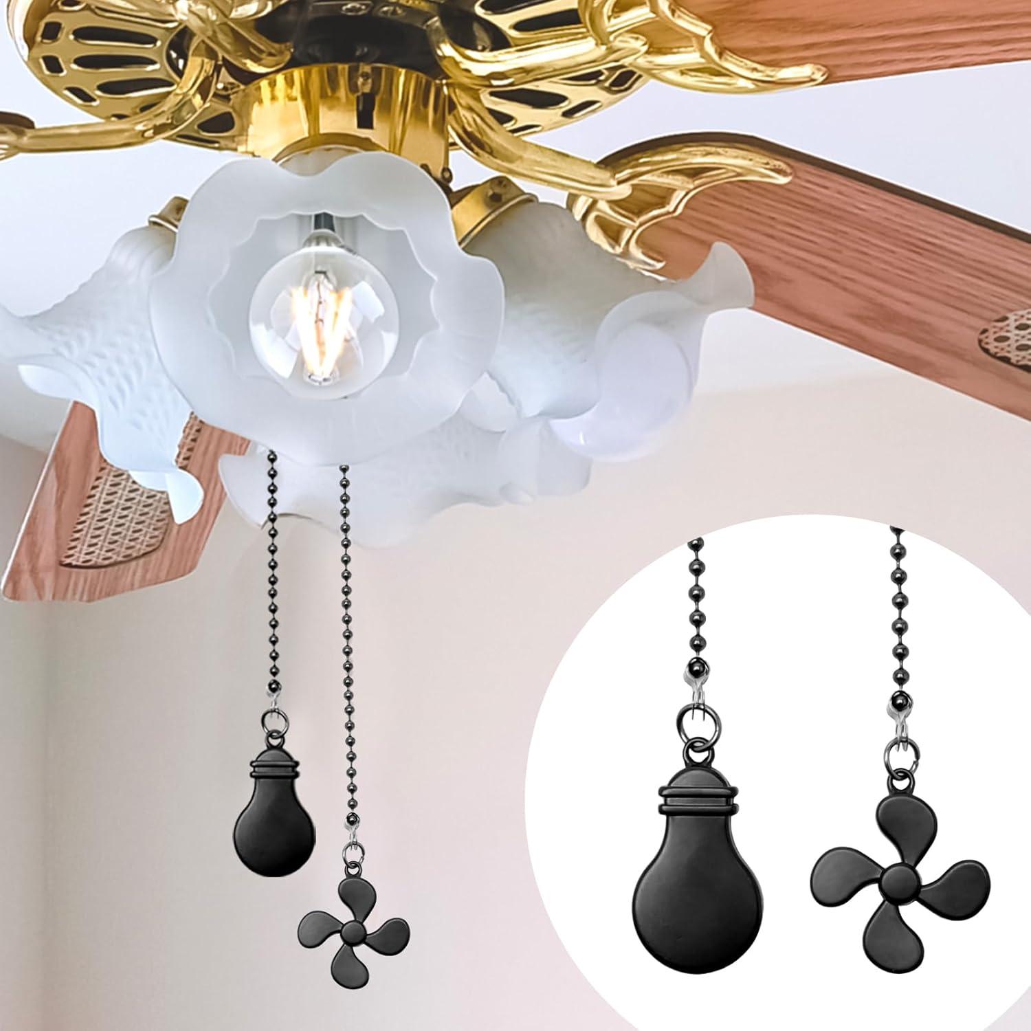 Juego de Cadenas de Tirar para Ventilador de Techo Maodai 34.54 cm