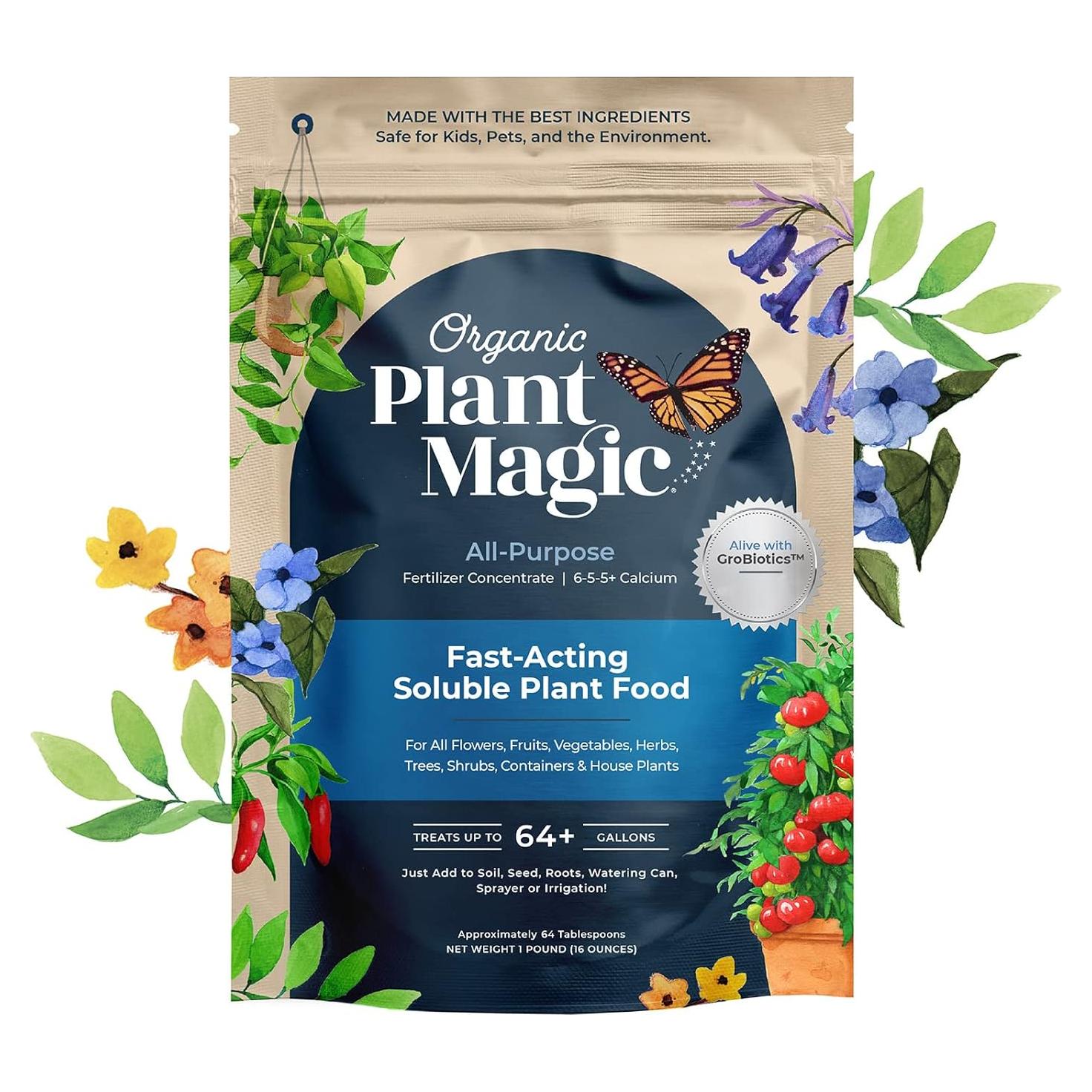Fertilizante Orgánico Soluble Magia de Plantas 0.45 kg Multiusos