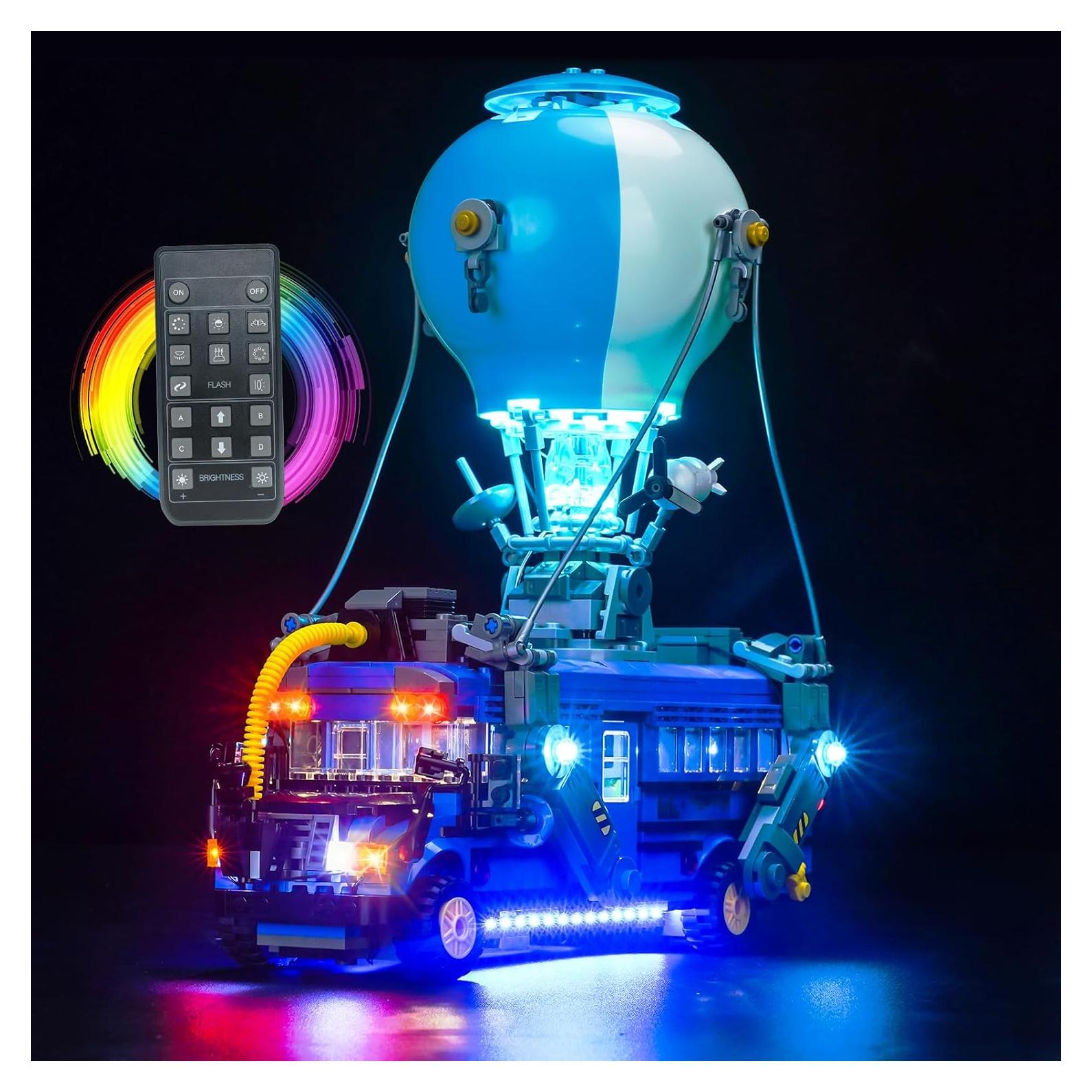 Kit de Luz LED LocoLee para LEGO 77073 Battle Bus Fortnite